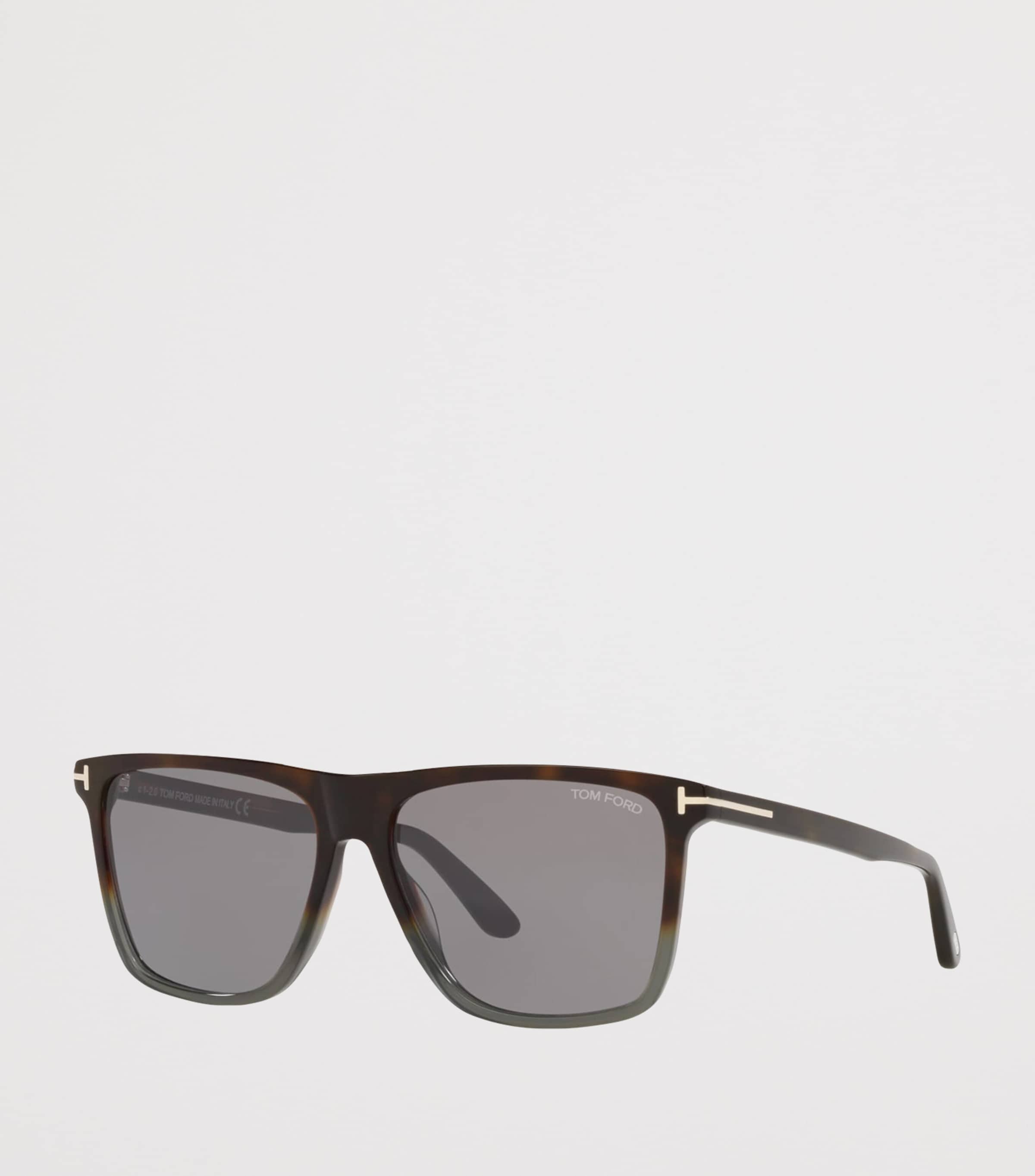 TOM FORD FT0832 Square Sunglasses Brown Image 2