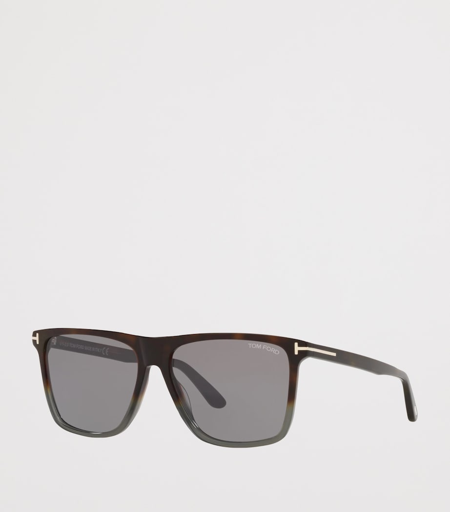 TOM FORD FT0832 Square Sunglasses Brown Image 2