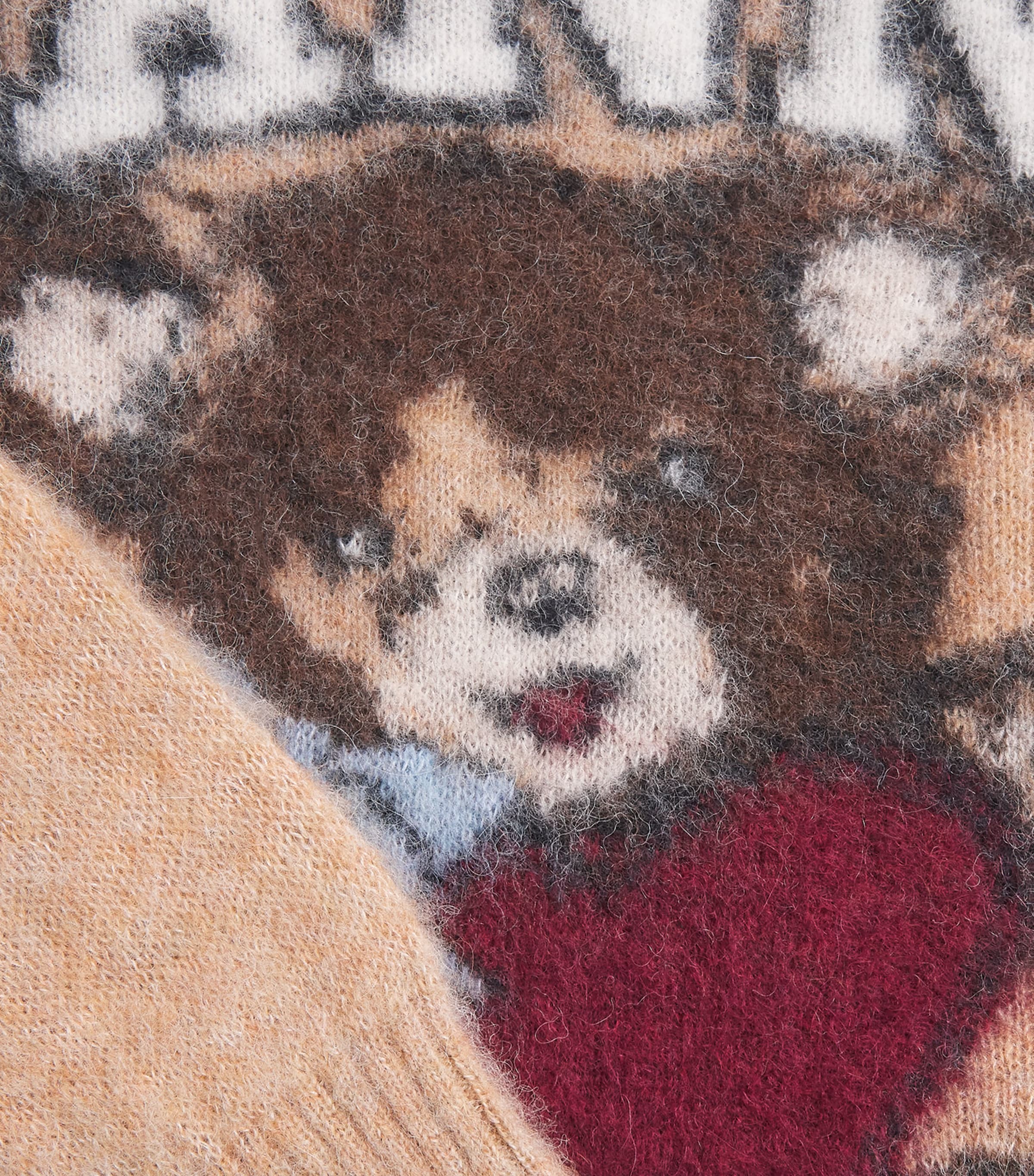 Brushed Alpaca Wool-Blend Jacquard Sweater 118 CAMEL Image 5