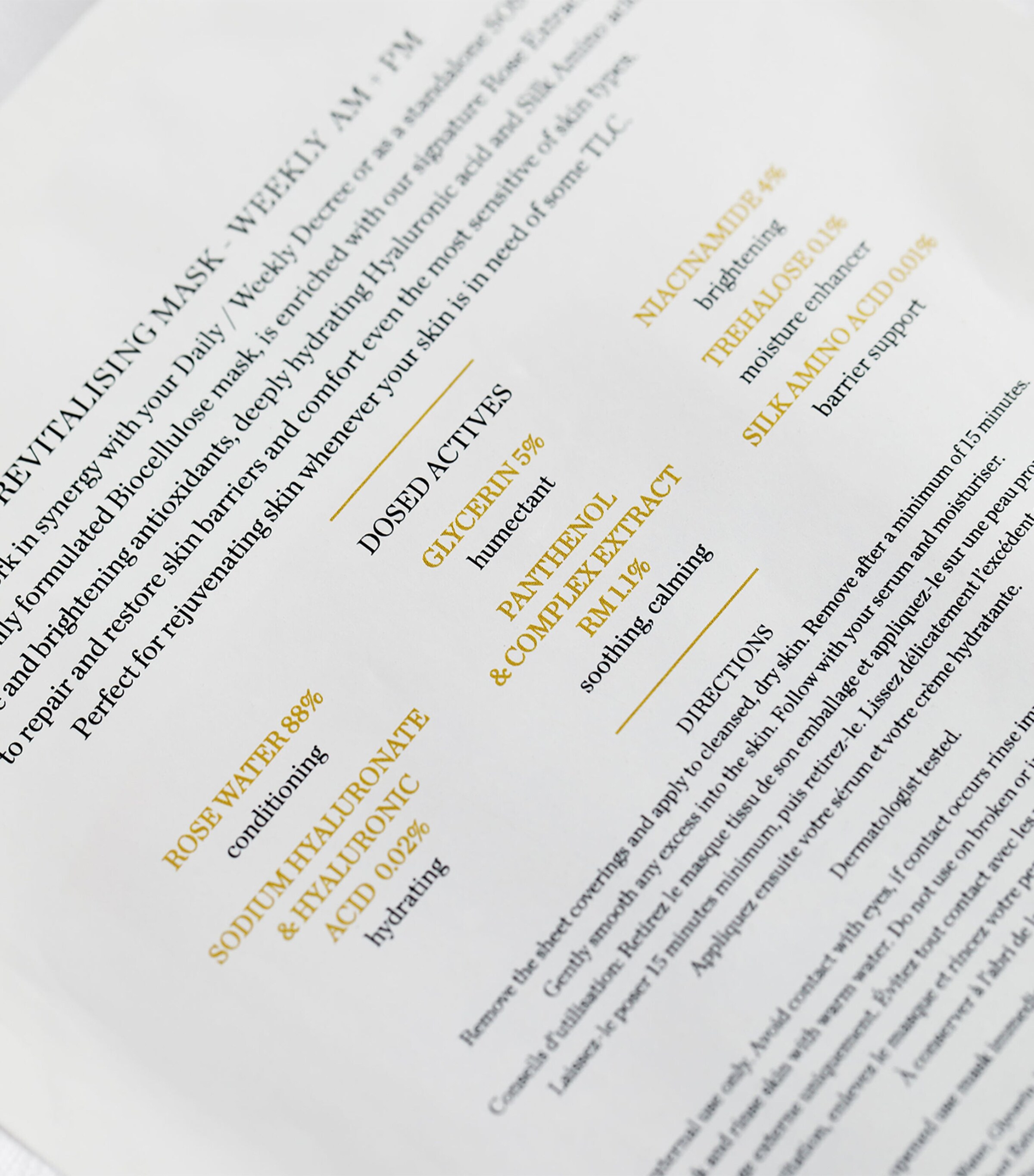 Decree SOS Revitalising Mask (6 x 35g) Image 3
