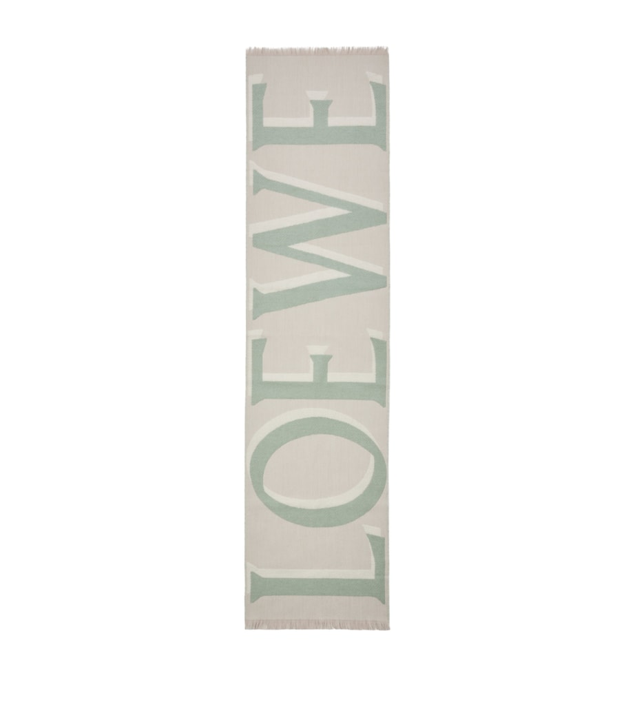 Cashmere-Wool Scarf LIGHT BEIGE Image 1
