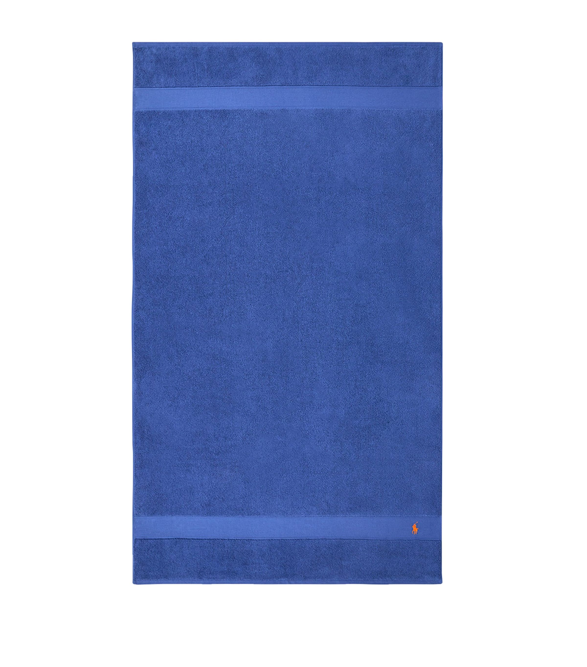 Polo Player Bath Sheet (90cm x 160cm) IRIS BLUE Image 5