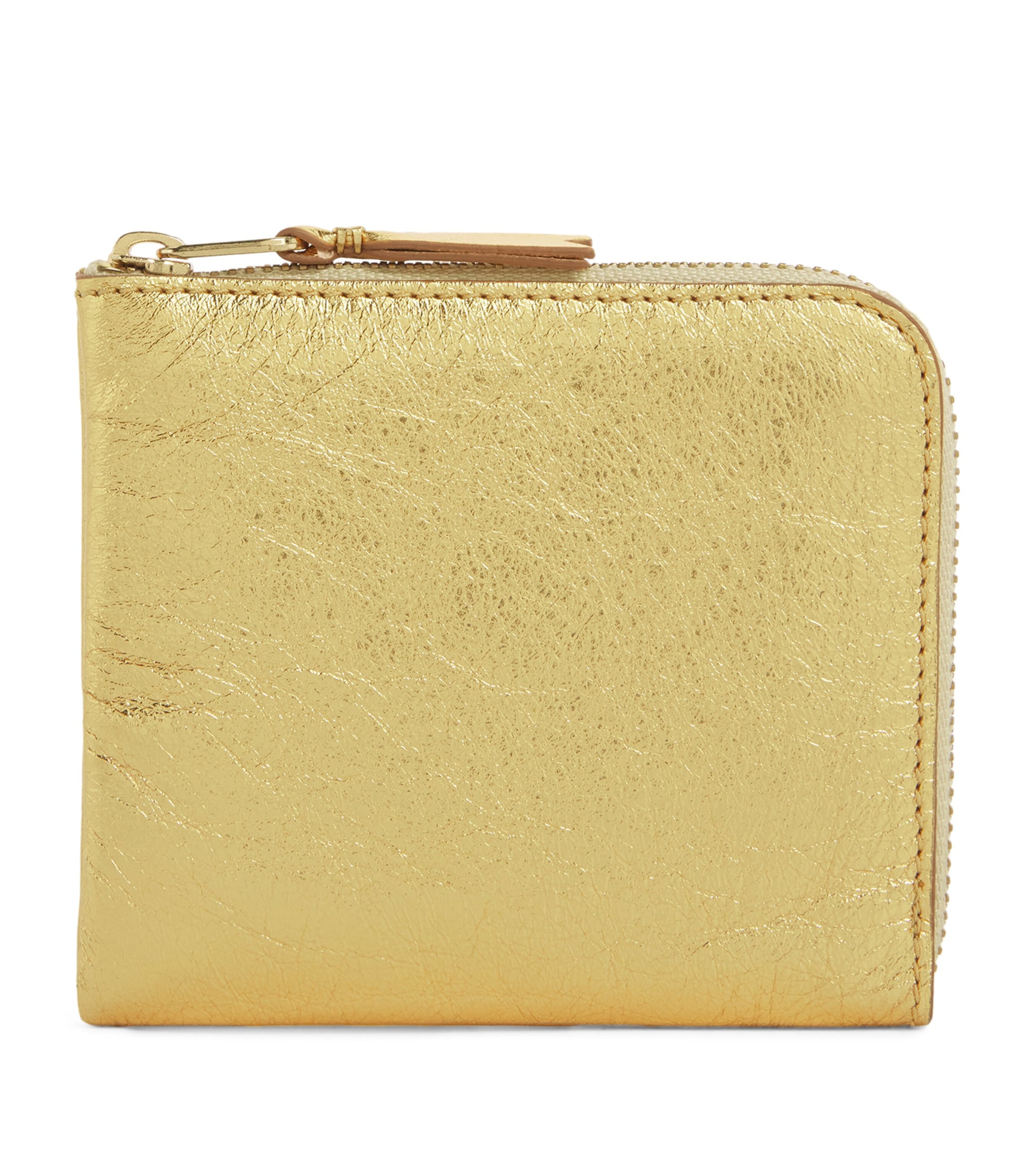 COMME DES GARÇONS LEATHER ZIPPED CARD HOLDER