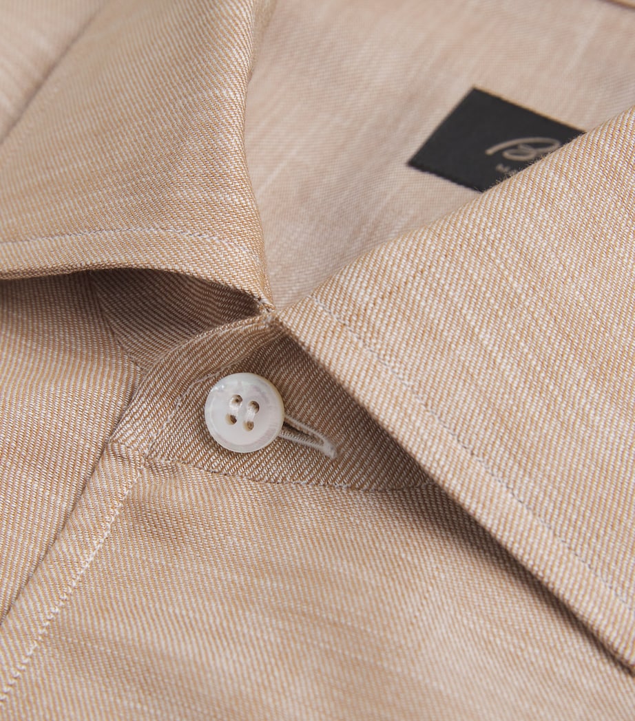 Brioni Mens Cotton Button-Up Shirt Image 6
