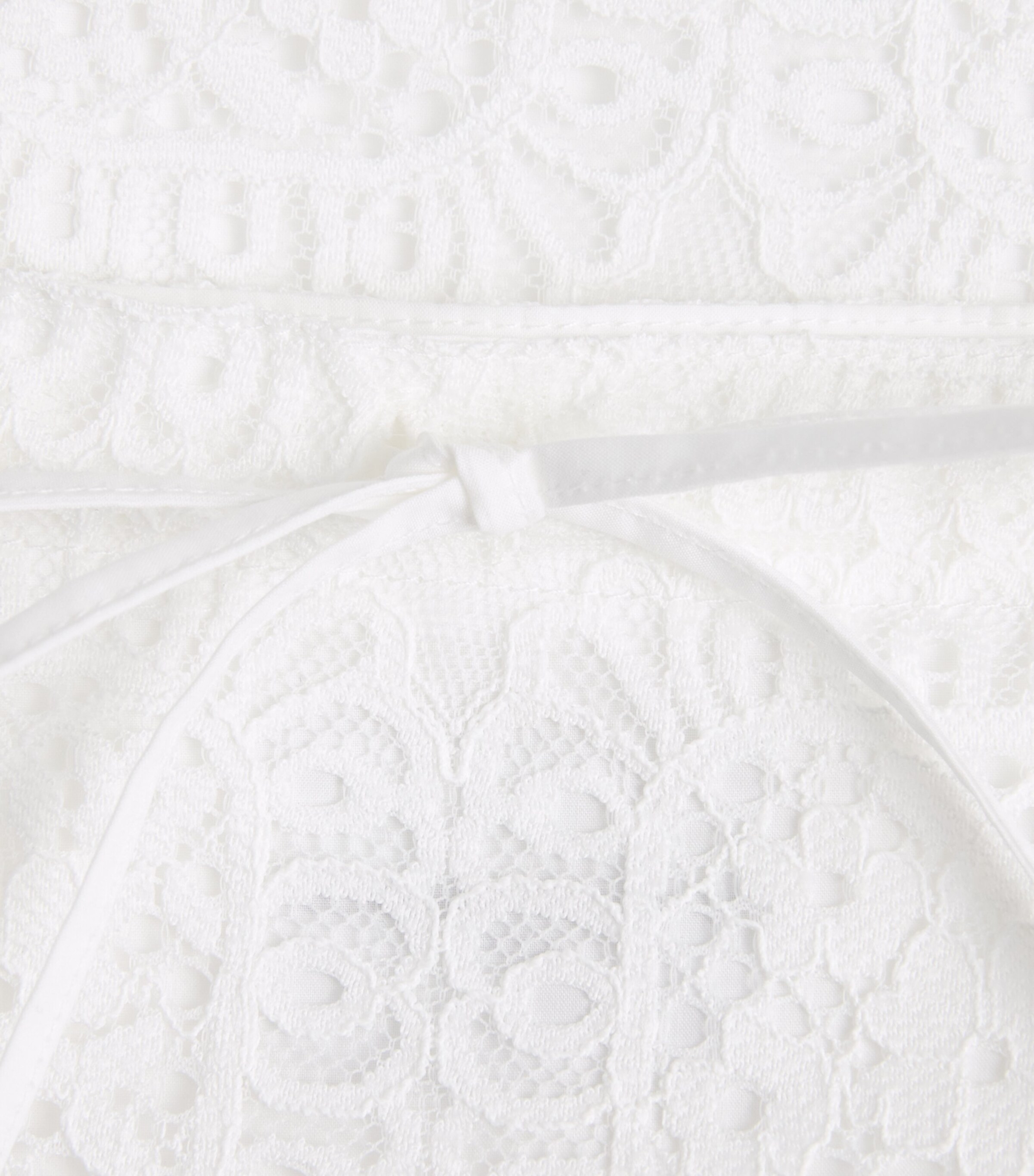 Claudie Pierlot Womens Lace Pleated Mini Skirt White Image 6