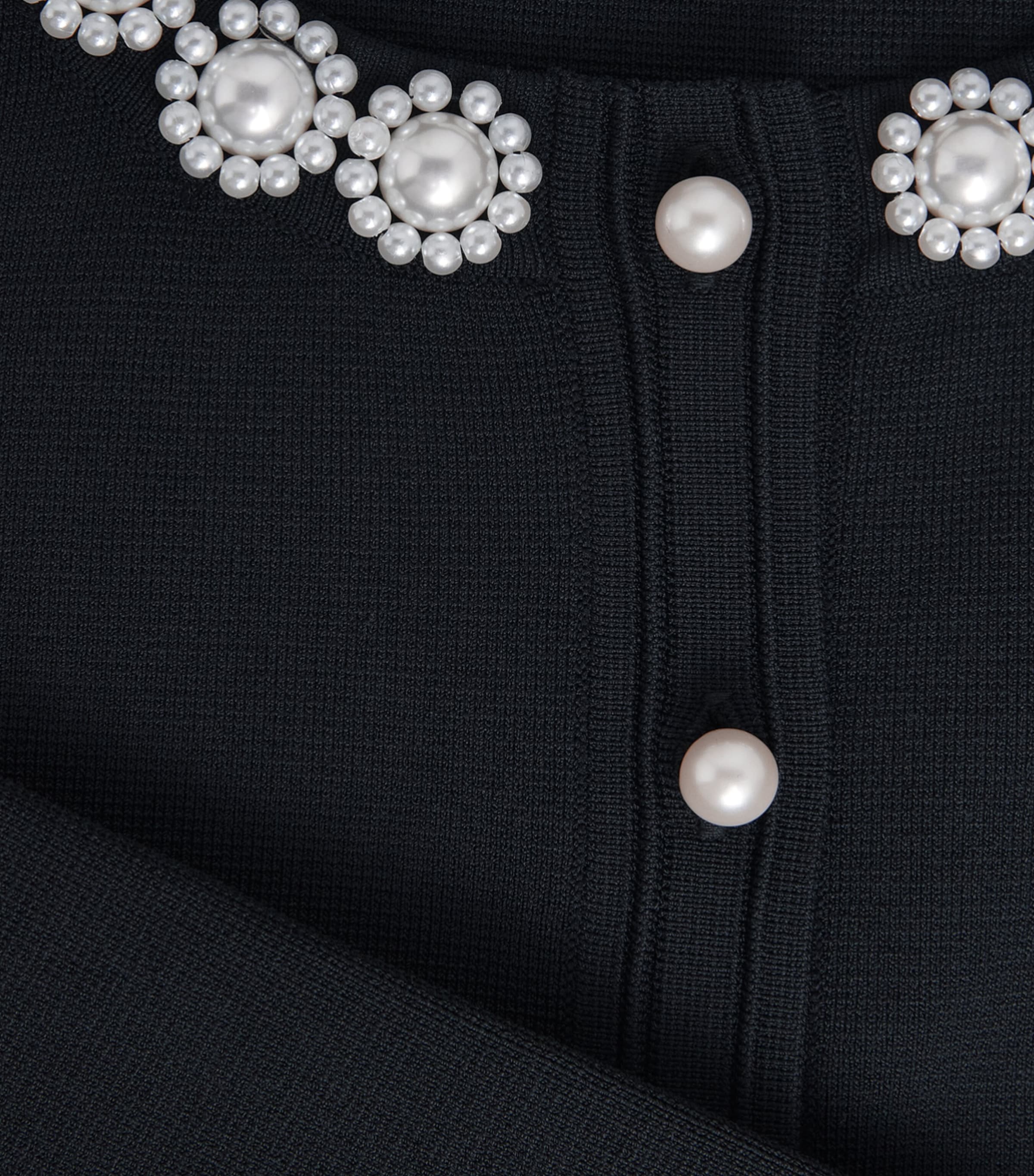 Sandro Paris Womens Embellished Cardigan Black Image 6