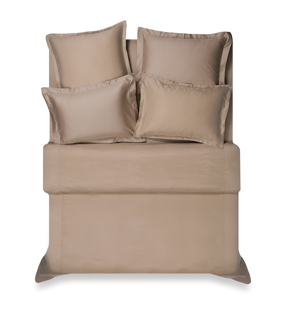 Hamam Organic Cotton Sateen Core King Fitted Sheet (160cm x 200cm) Vapour Image 2