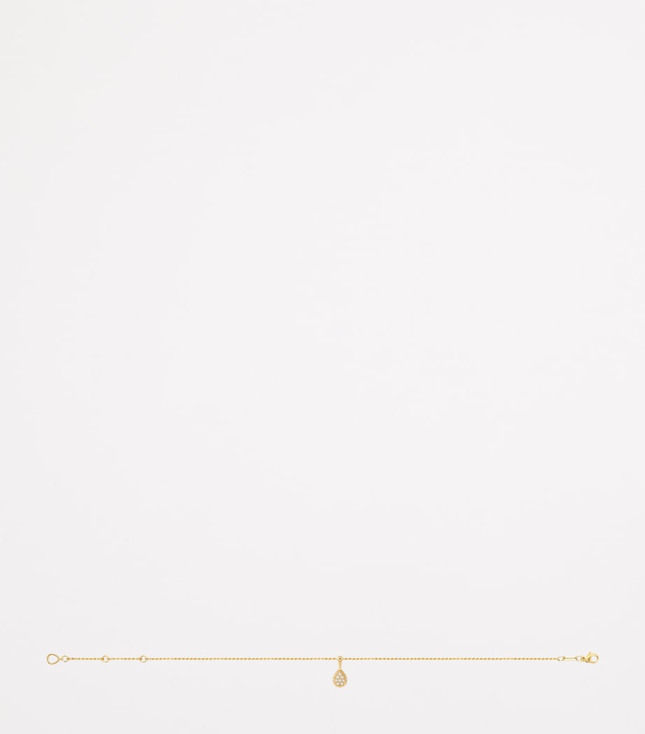 Yellow Gold and Diamond Serpent Bohème Ankle Bracelet YELLOW GOLD Image 3