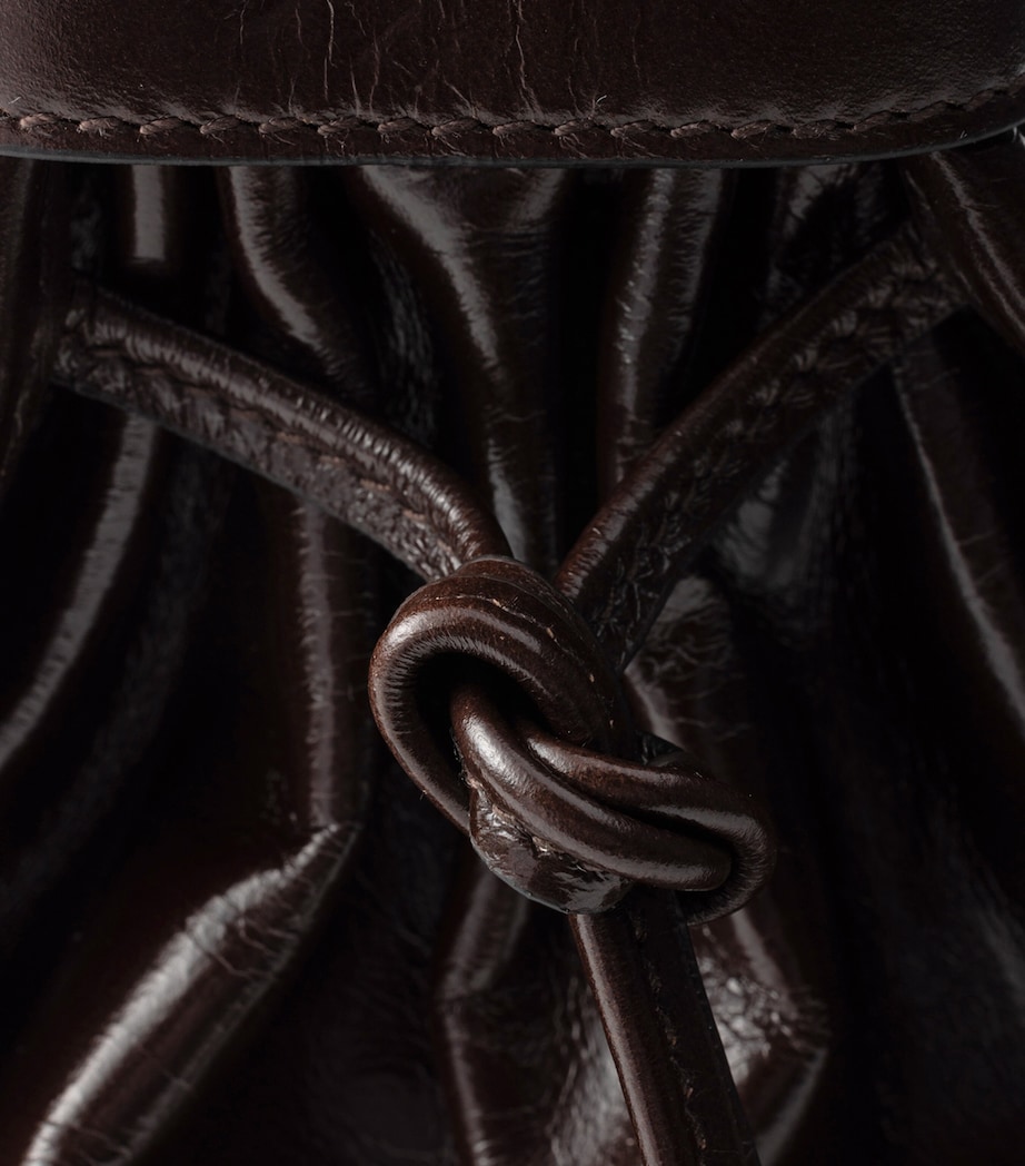 Prada Large Leather Buckled Tote Bag Image 6