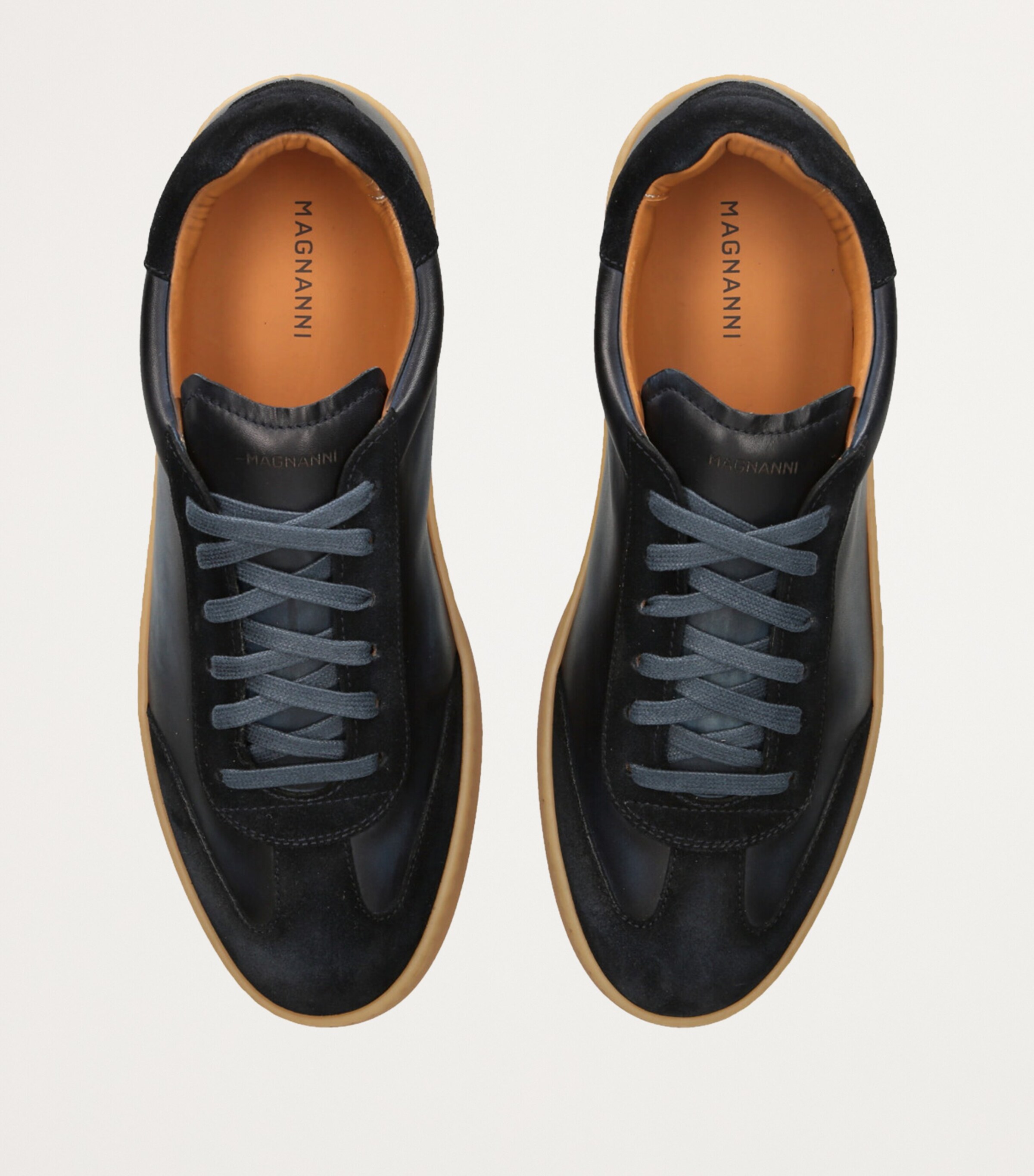 Magnanni Leather Kaido Sneakers Navy Image 4