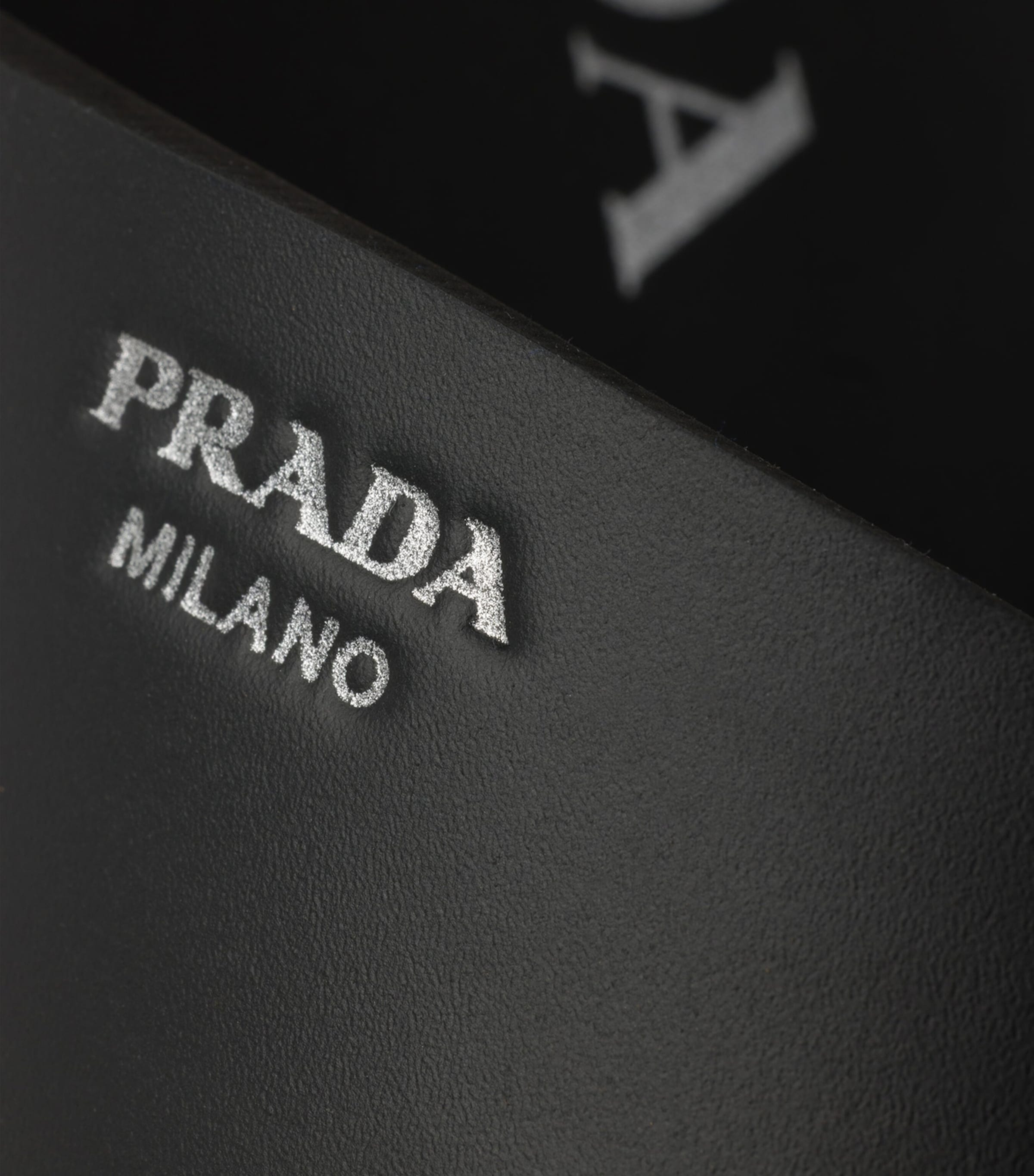 Prada Crisscross Slides Black Image 5