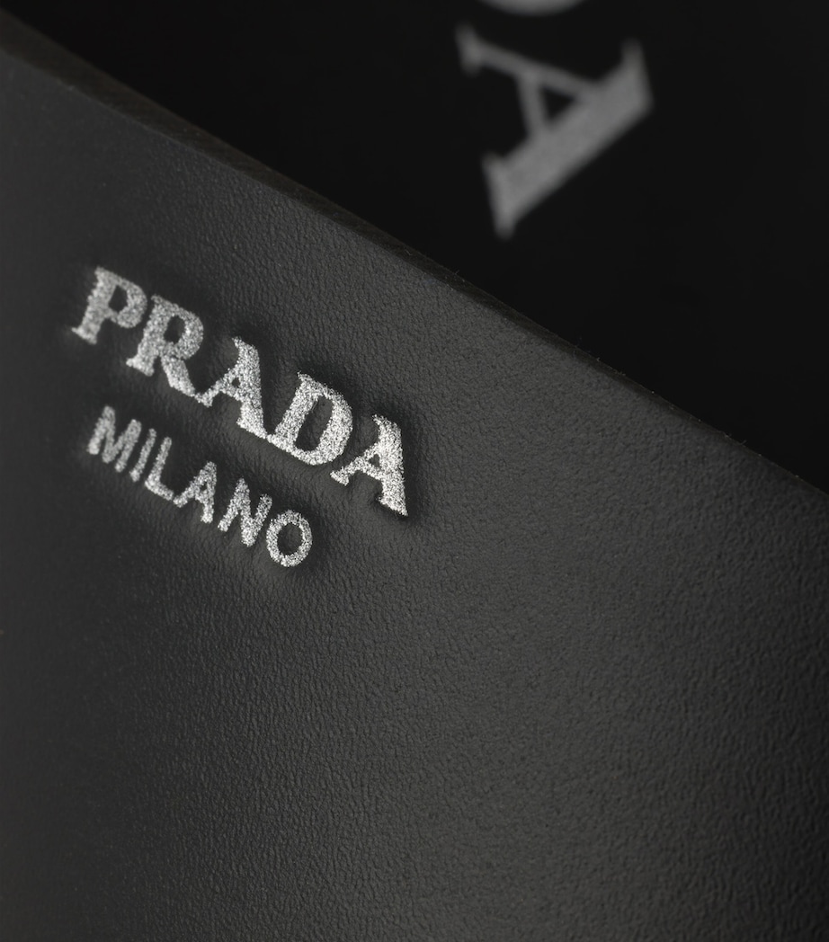 Prada Crisscross Slides Black Image 5