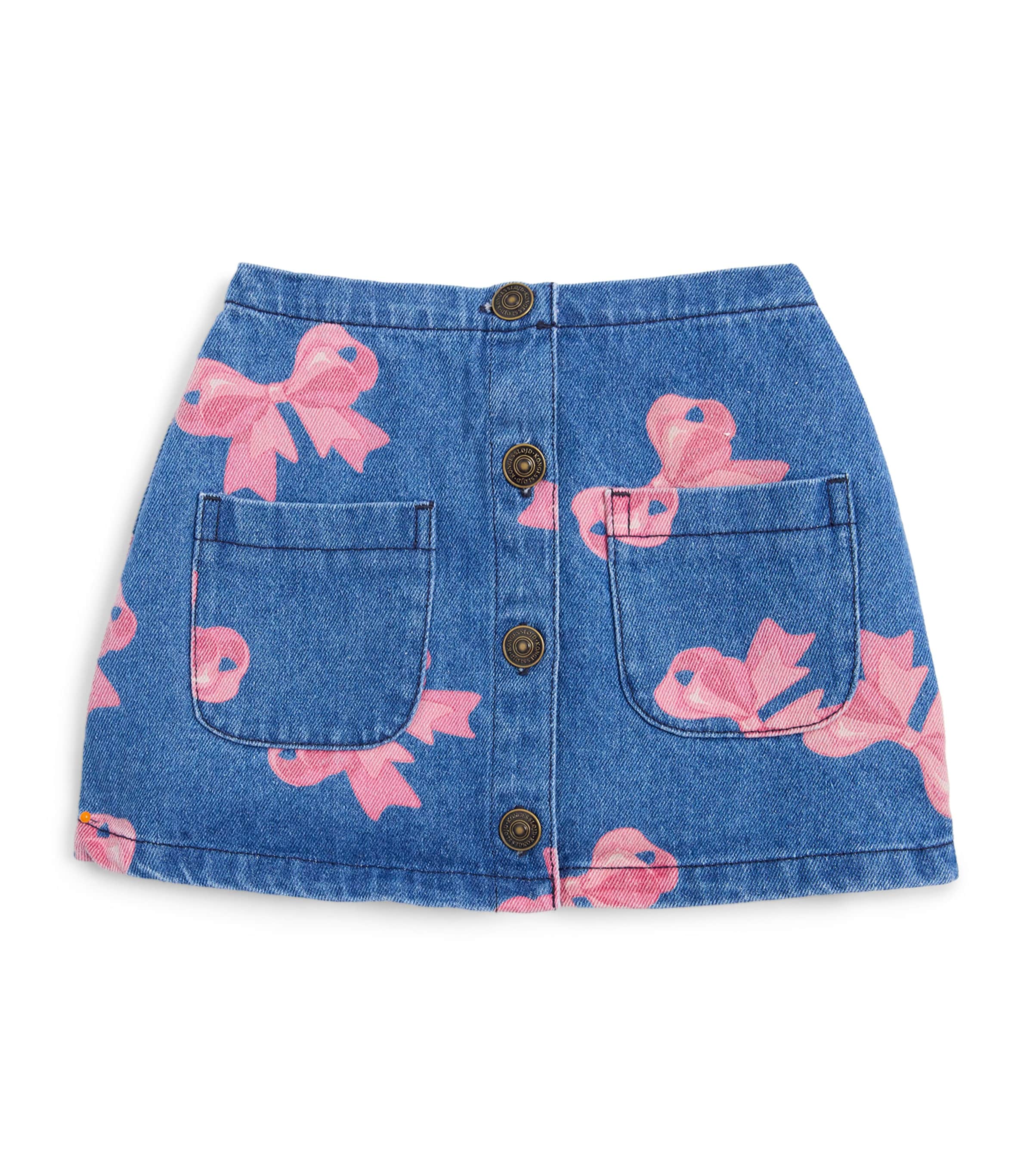 KONGES SLOJD DENIM PRINTED MAGOT SKIRT