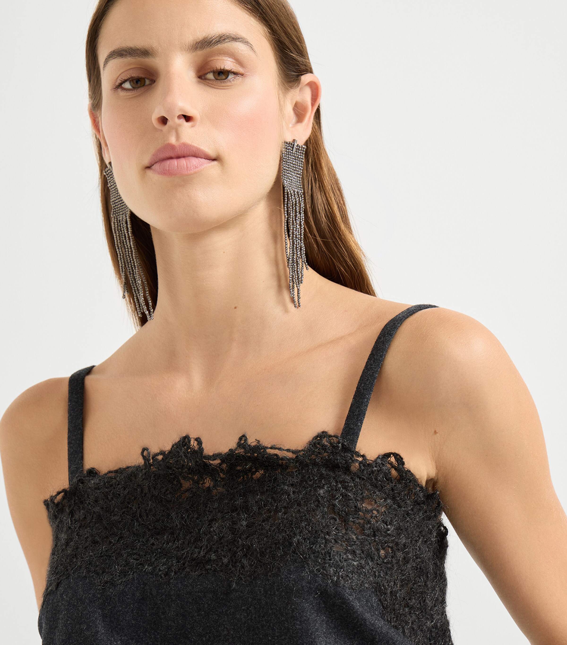 Lace-Detail Wide-Leg Jumpsuit C006 Image 6