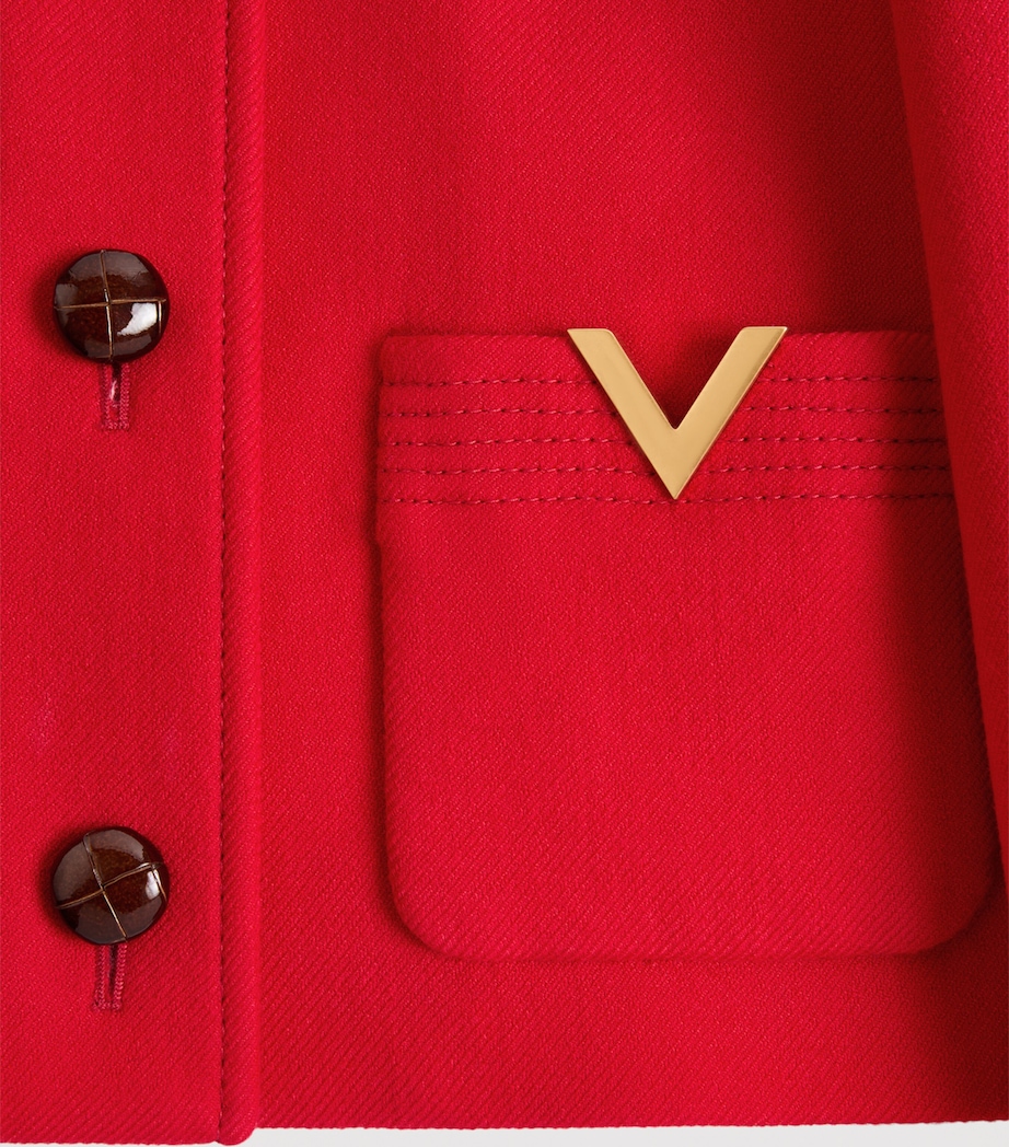 Wool-Silk Pea Coat 257 Image 8