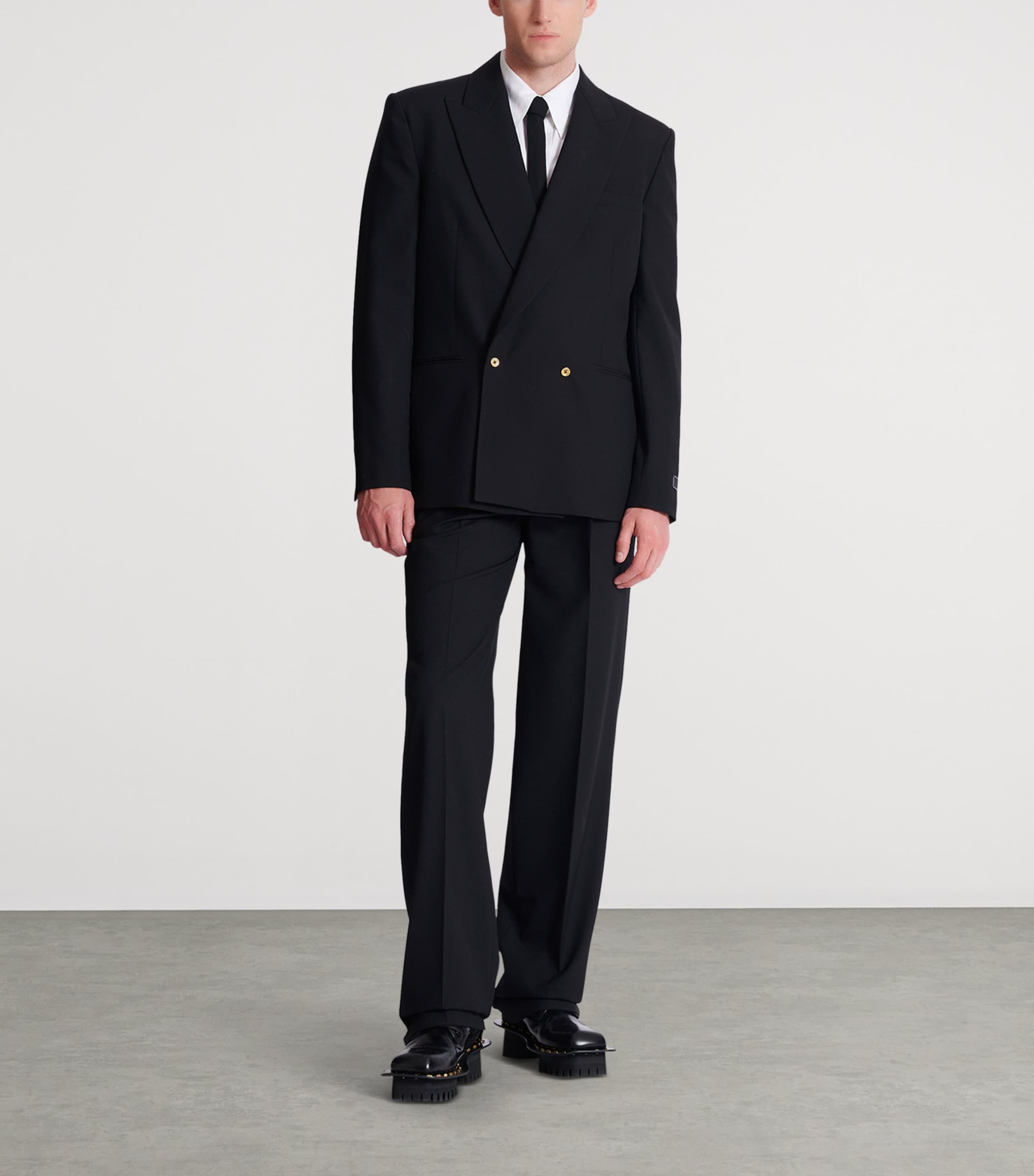 Wool 2-Button Blazer 0PA NOIR Image 3