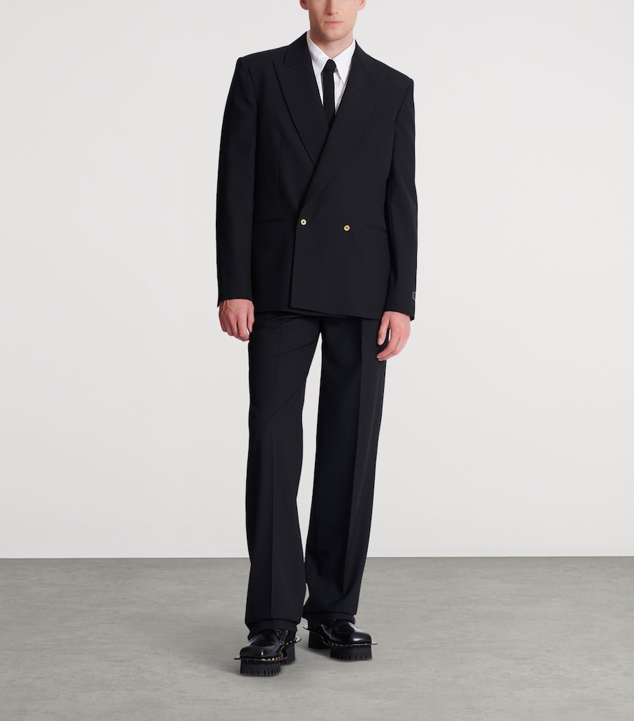 Wool 2-Button Blazer 0PA NOIR Image 3