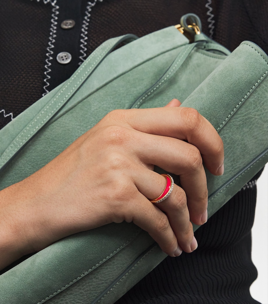 Yellow Gold and Diamond Bloop Moon Lot N*91 Ring (Size 53) YELLOW GOLD Image 2