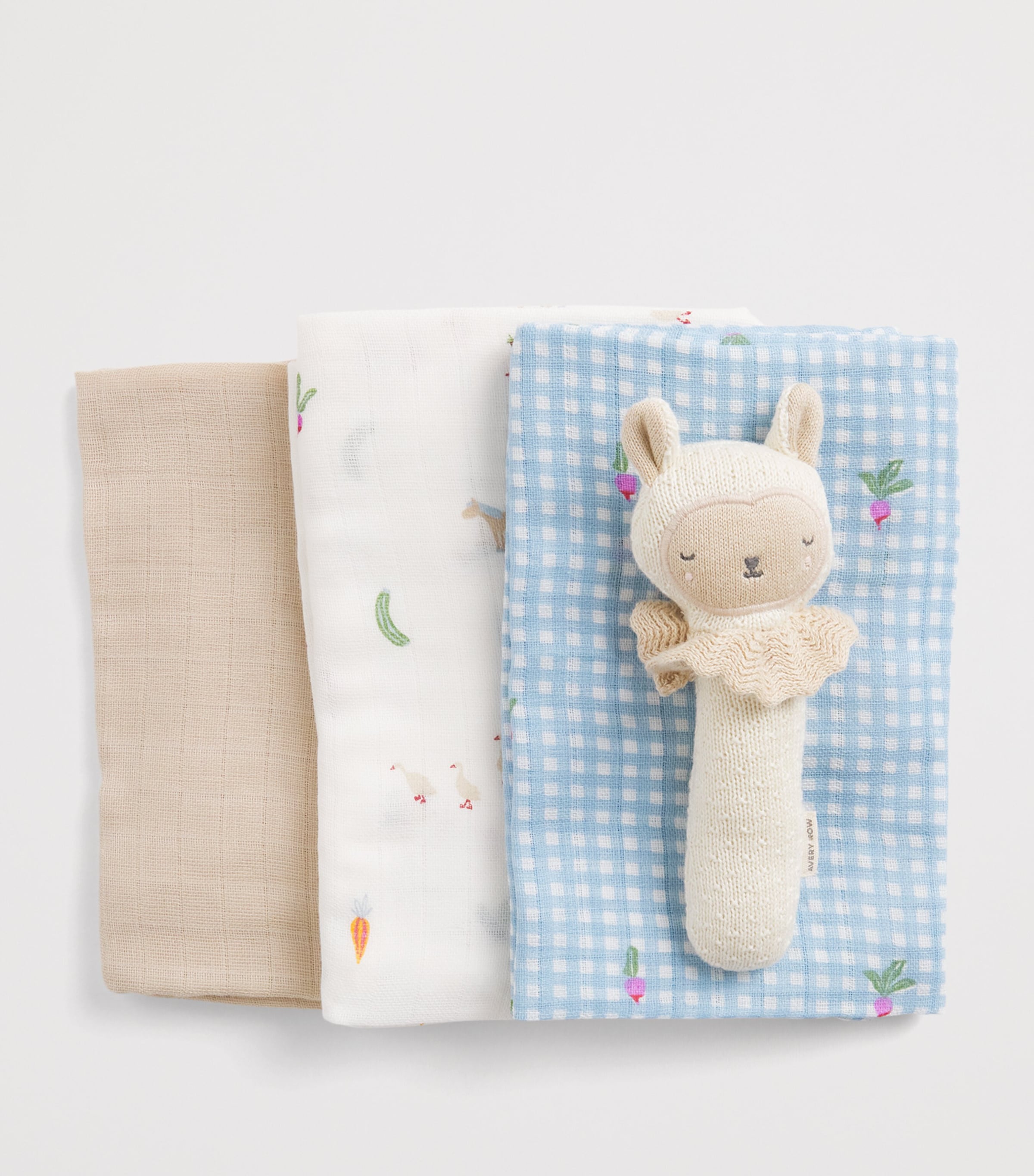 Avery Row Little Farm Rattle and Care New Baby Gift Set Little Farm Image 2