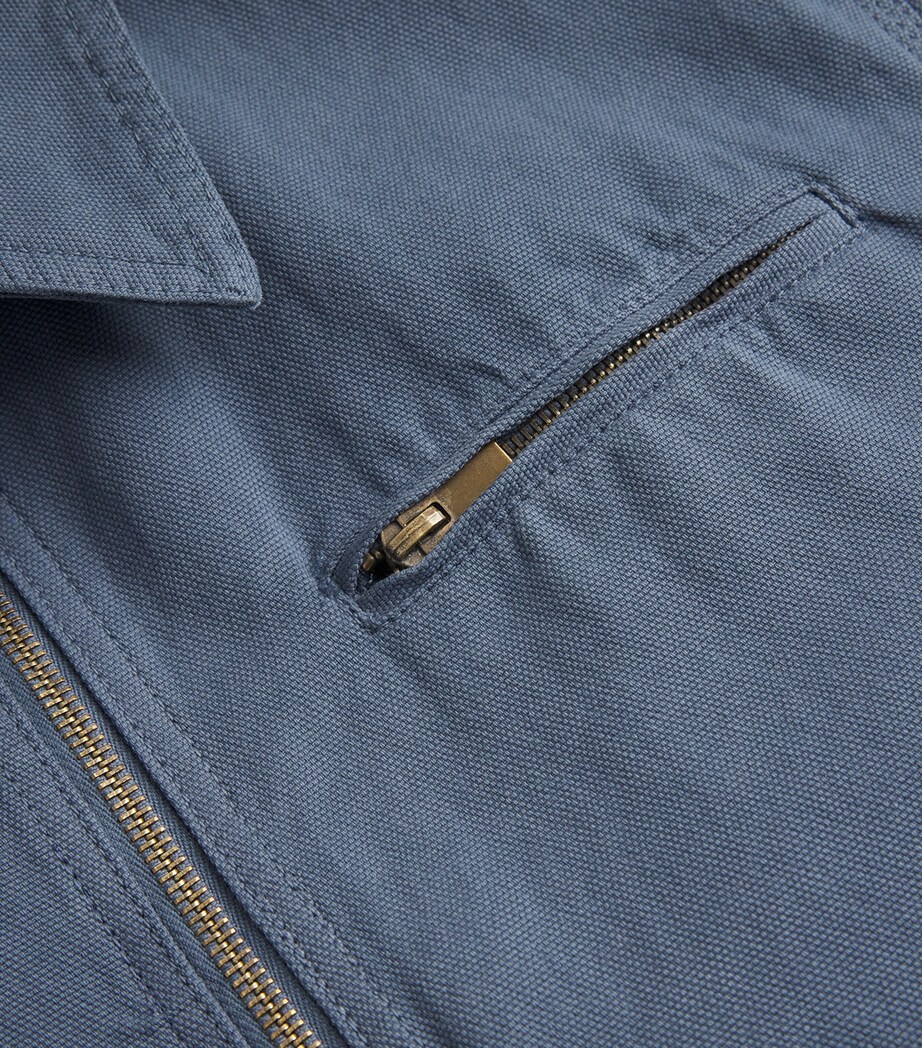 Cotton Work Jacket BLUE Image 5