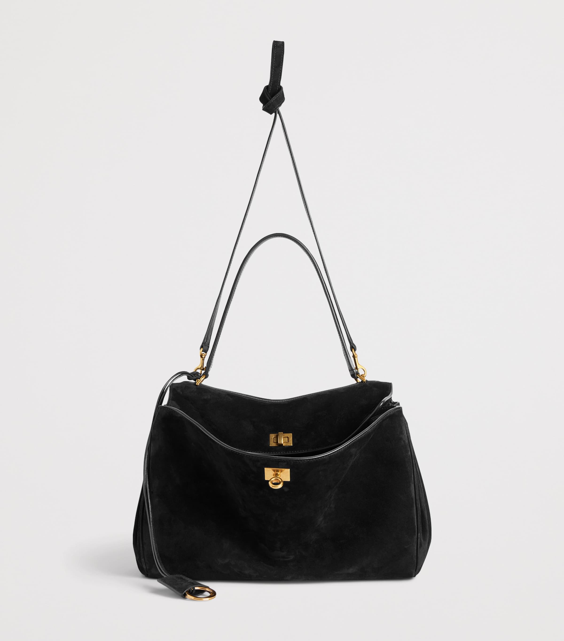 Balenciaga Medium Suede Rodeo Shoulder Bag Image 3