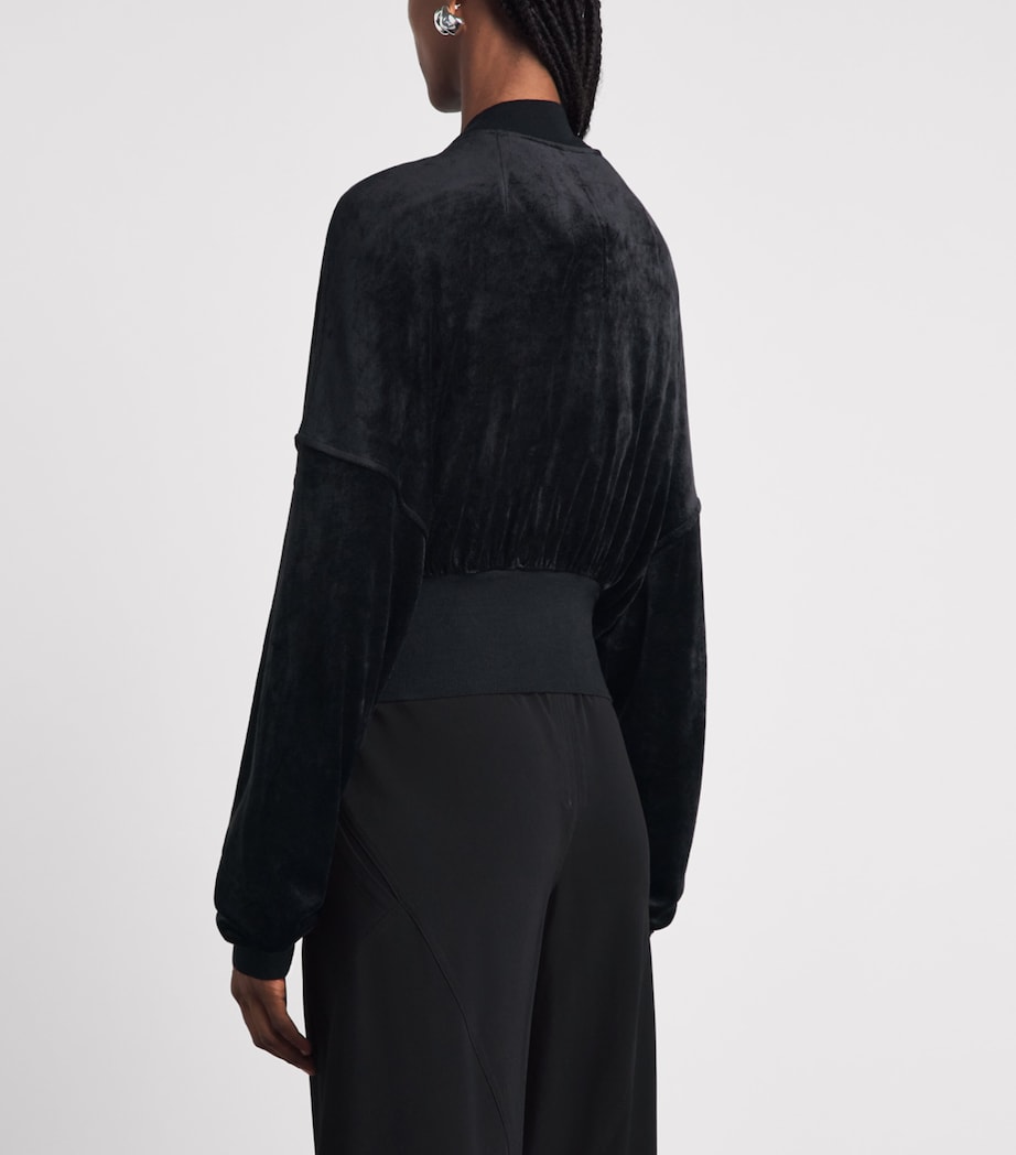 Rick Owens Womens Flight Bomber Jacket Black Image 5
