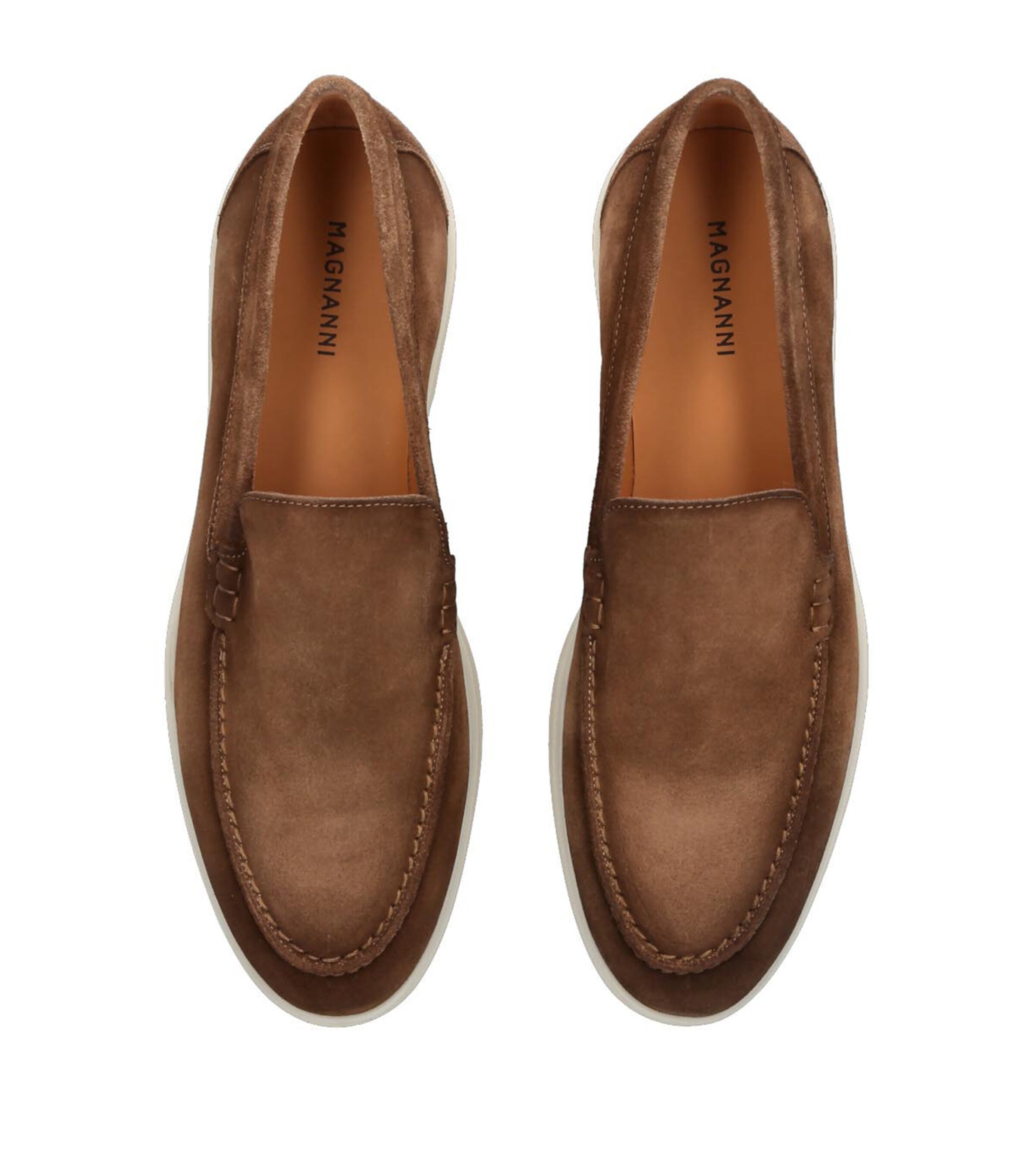 Magnanni Suede Paraiso Loafers Taupe Image 4