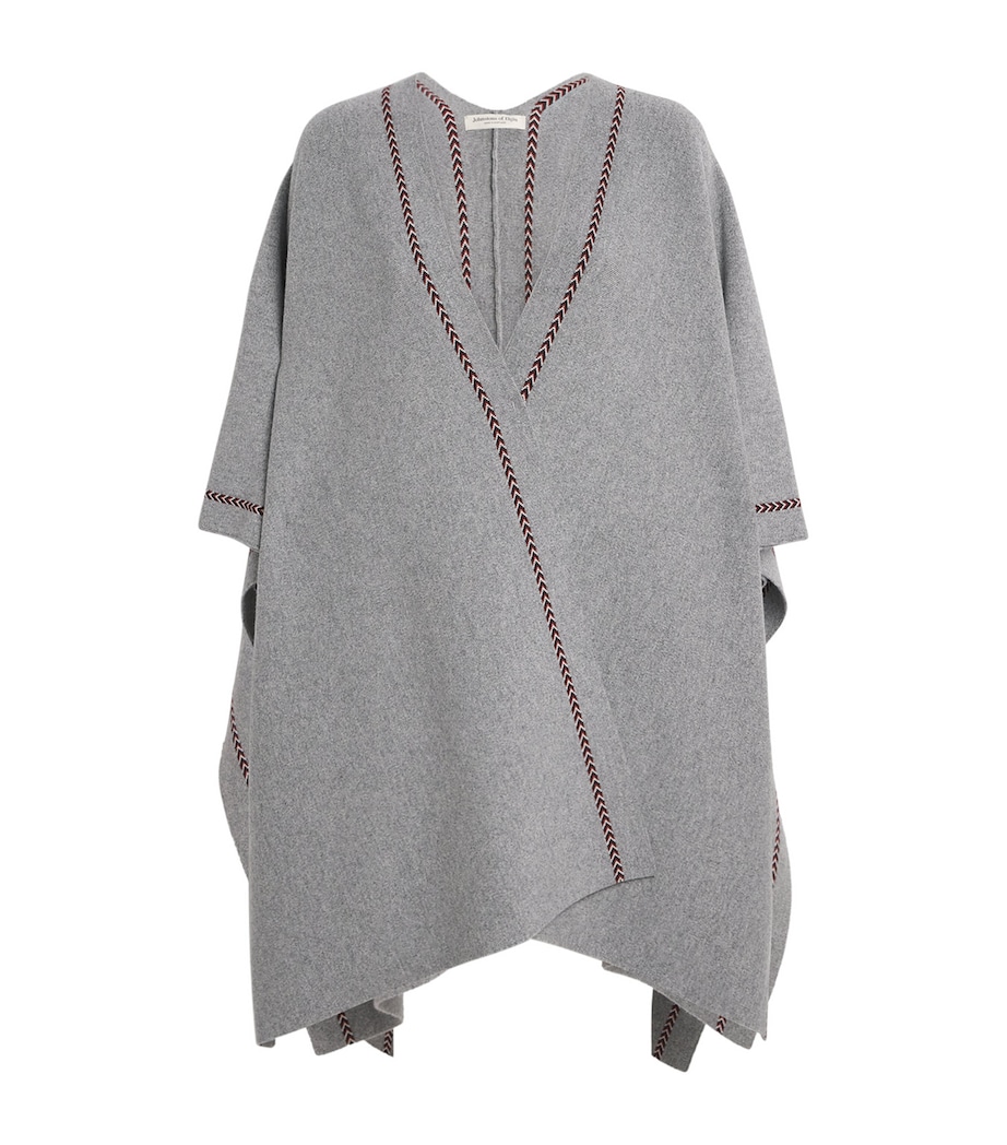 Cashmere Kawk Poncho Q25974 LIGHT GREY Image 1