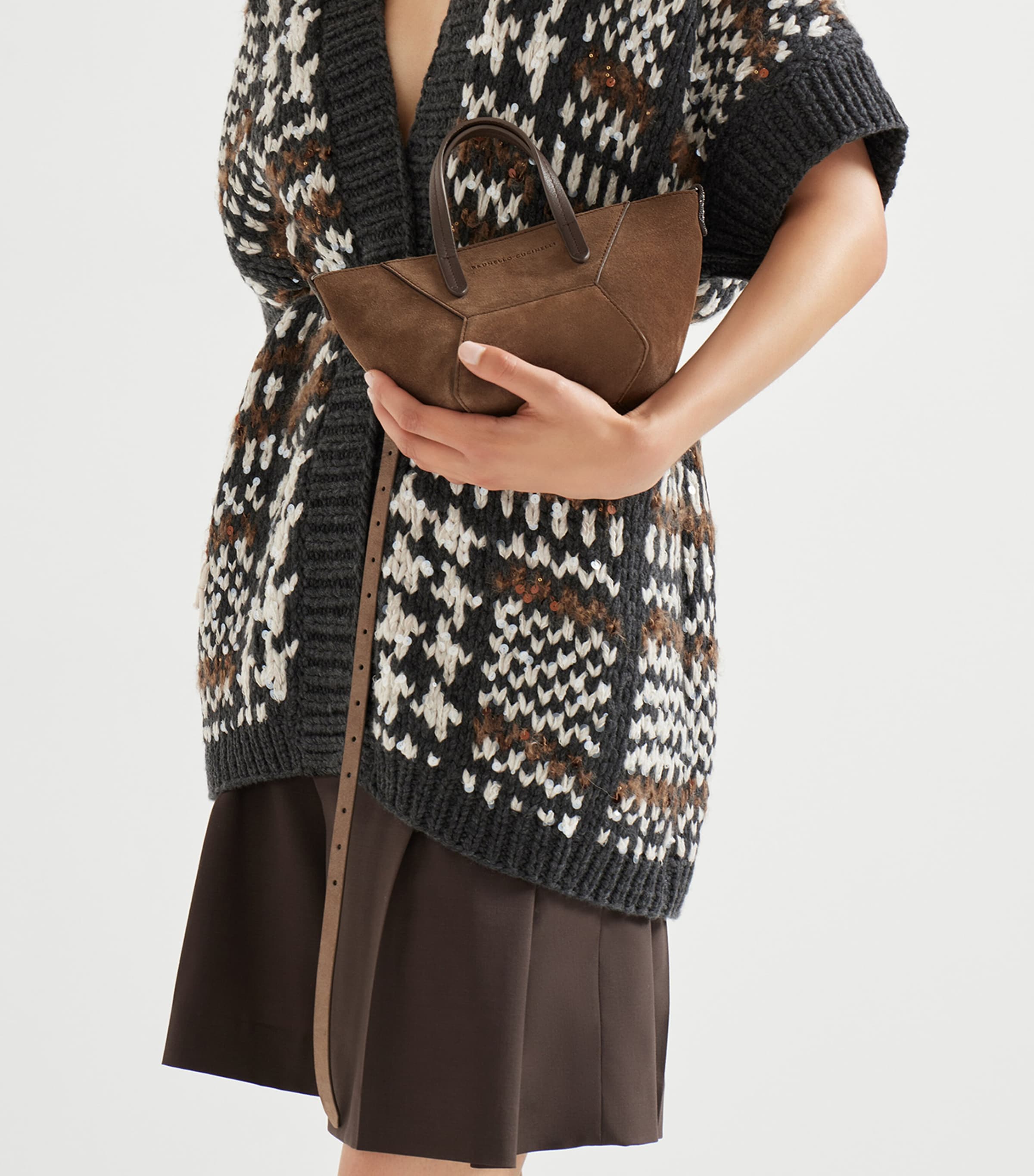 Mini Suede BC Duo Tote Bag C8769 Image 2