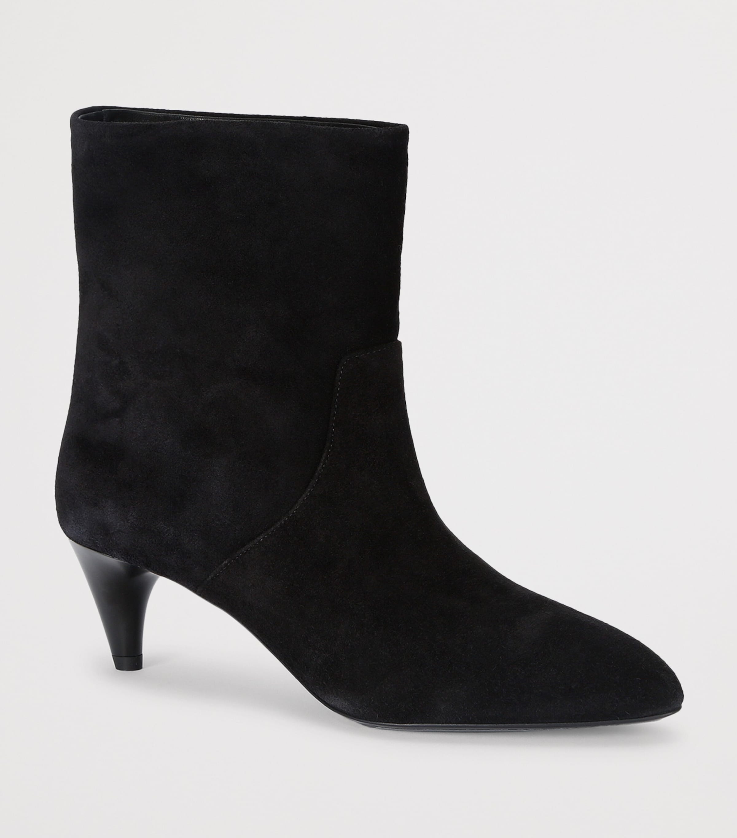 Isabel Marant Suede Jiry Ankle Boots 55 Black Image 2