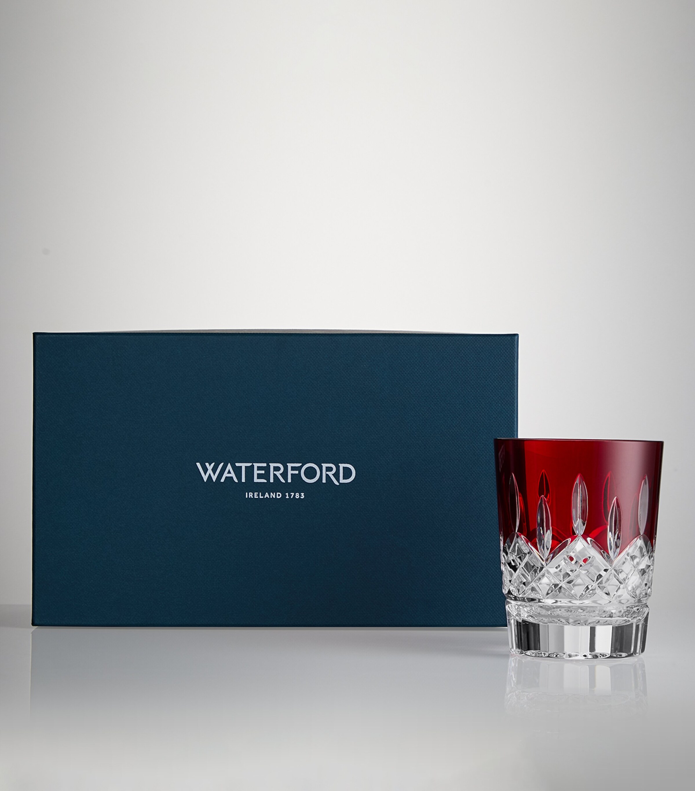 Set of 2 Crystal Lismore Tumblers (375ml) RED Image 7