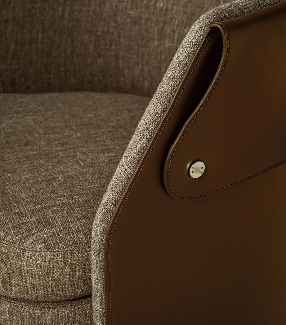 Ozzy Swivelling Dining Chair BEIGE Image 4