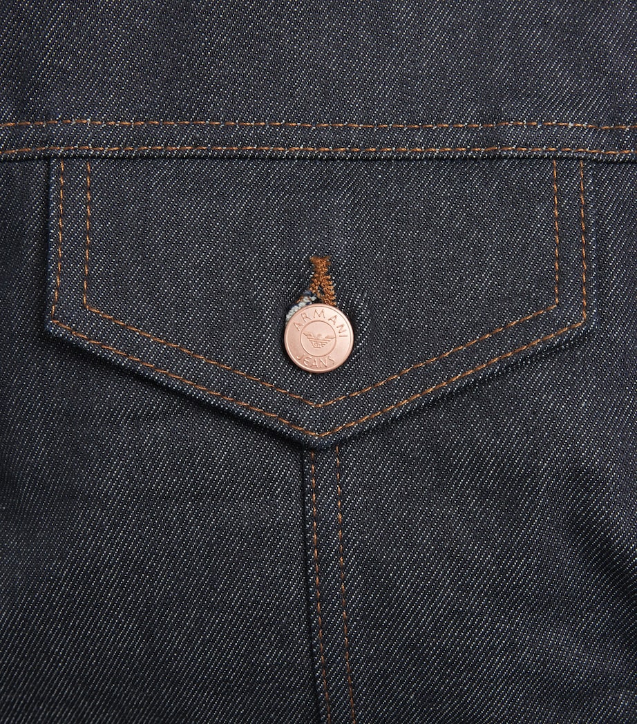 Emporio Armani Mens Blouson Denim Jacket Image 6