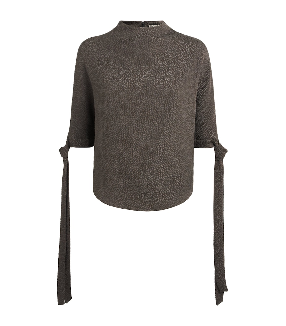 Jacquard Pedernal Top SLATE GREY Image 1