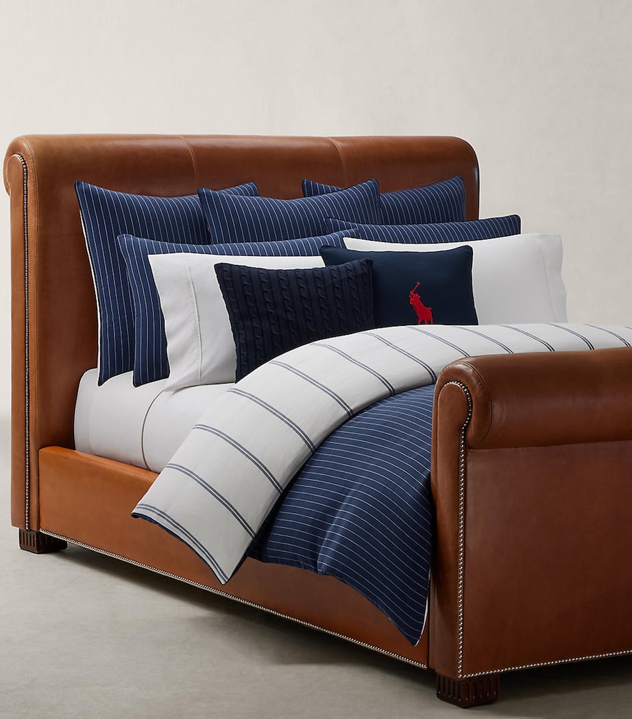 Ralph Lauren Home Cotton Kerrigan Single Duvet Cover (140cm x 200cm) Navy Image 5