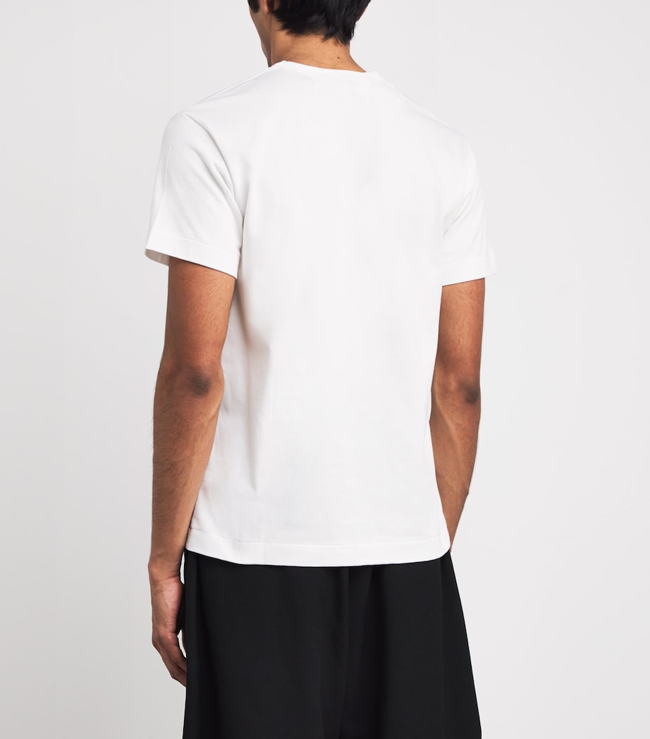 Camouflage Double Heart T-Shirt 1 - WHITE Image 4