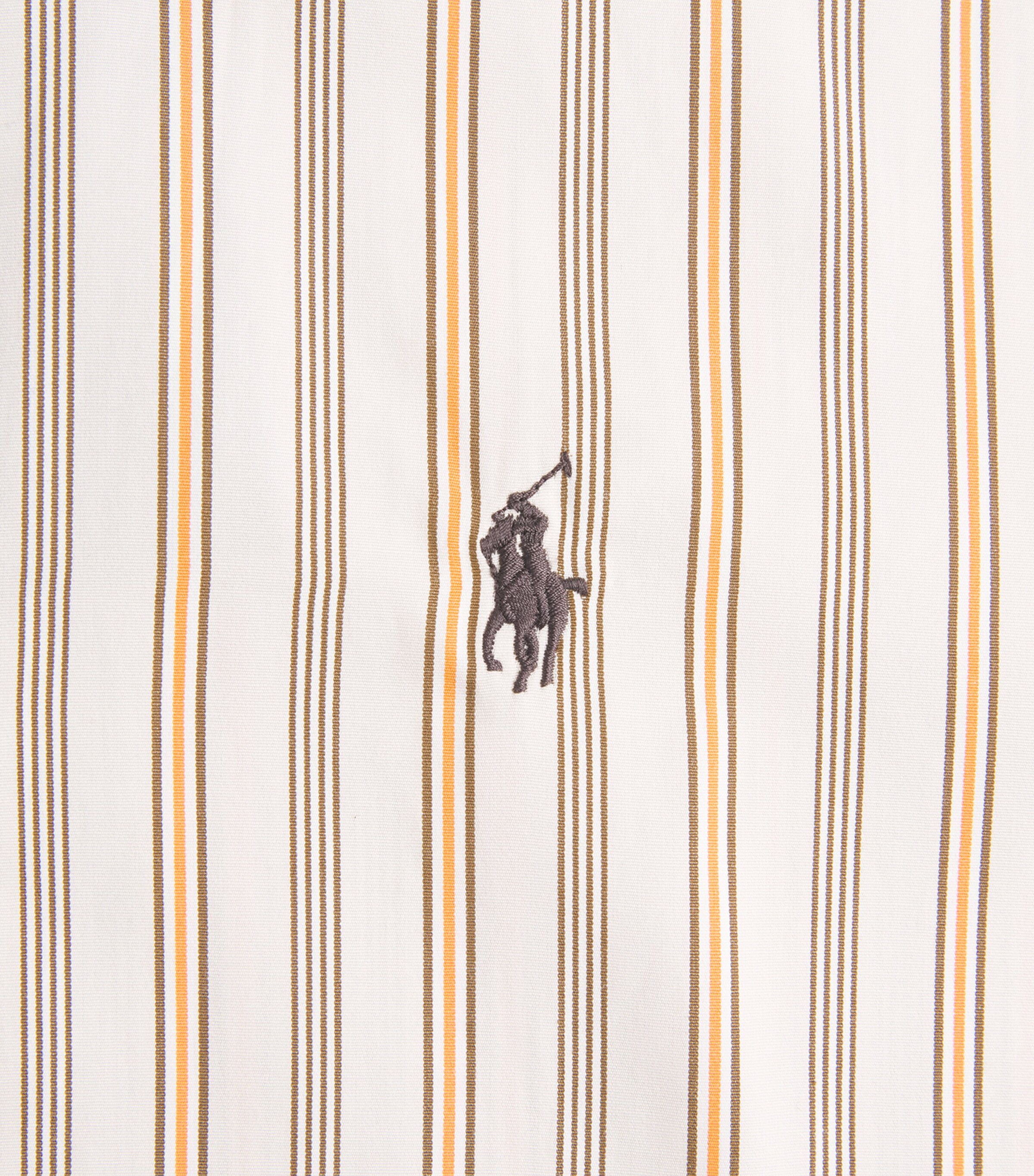 Polo Ralph Lauren Womens Cotton Tie-Neck Slim-Fit Shirt Crm Brwn Rd Image 6