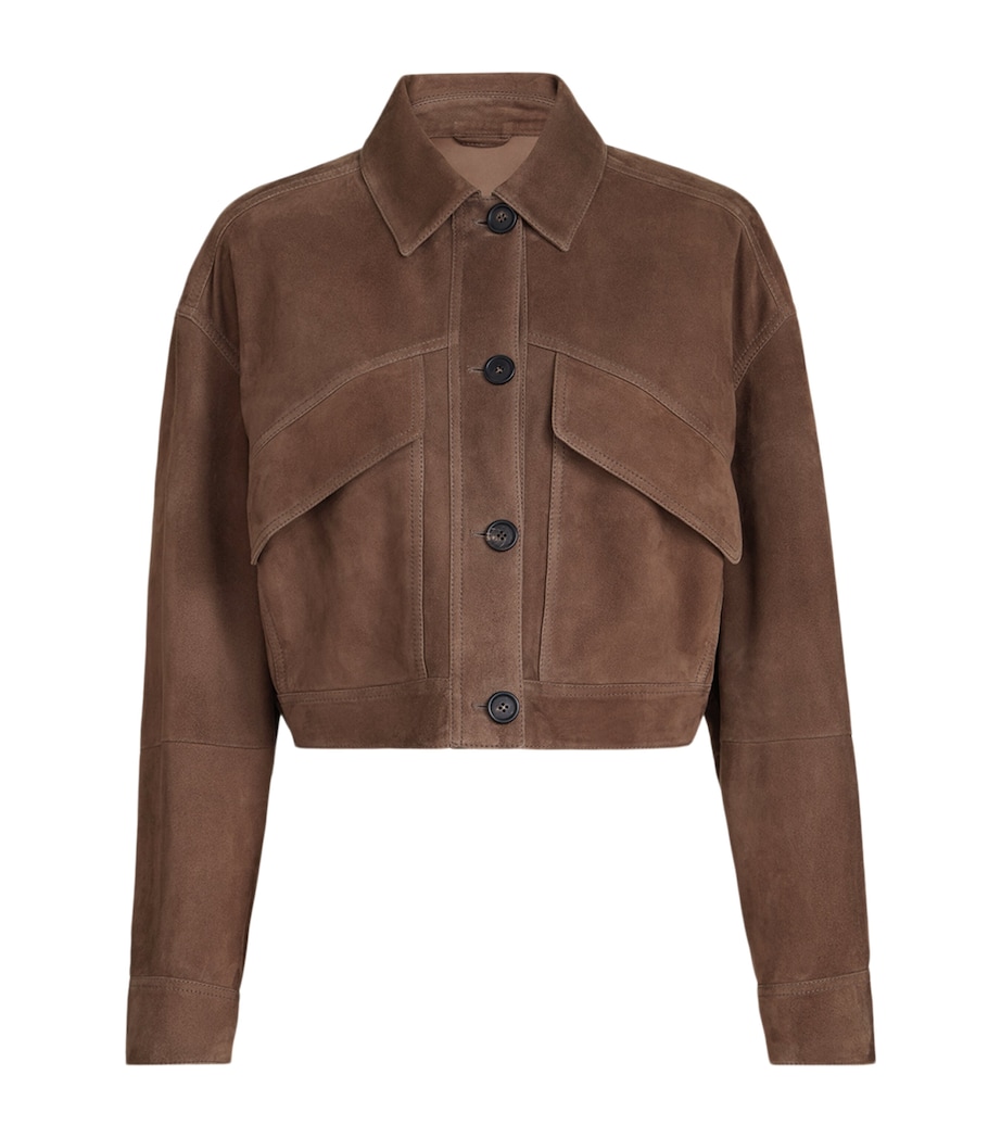 Suede Cropped Jacket C4219 Image 1