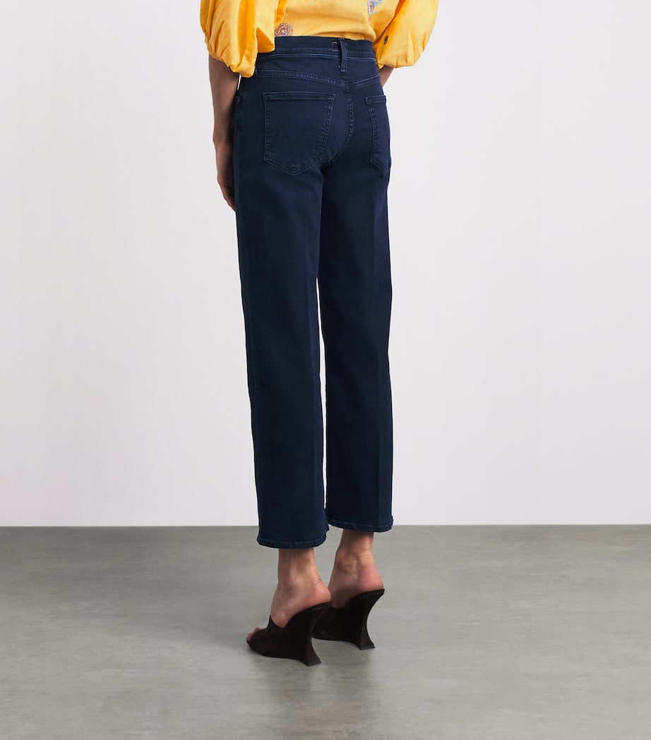 MOTHER Womens The Rambler Zip Ankle Jeans Chip On My Shoulder Image 5