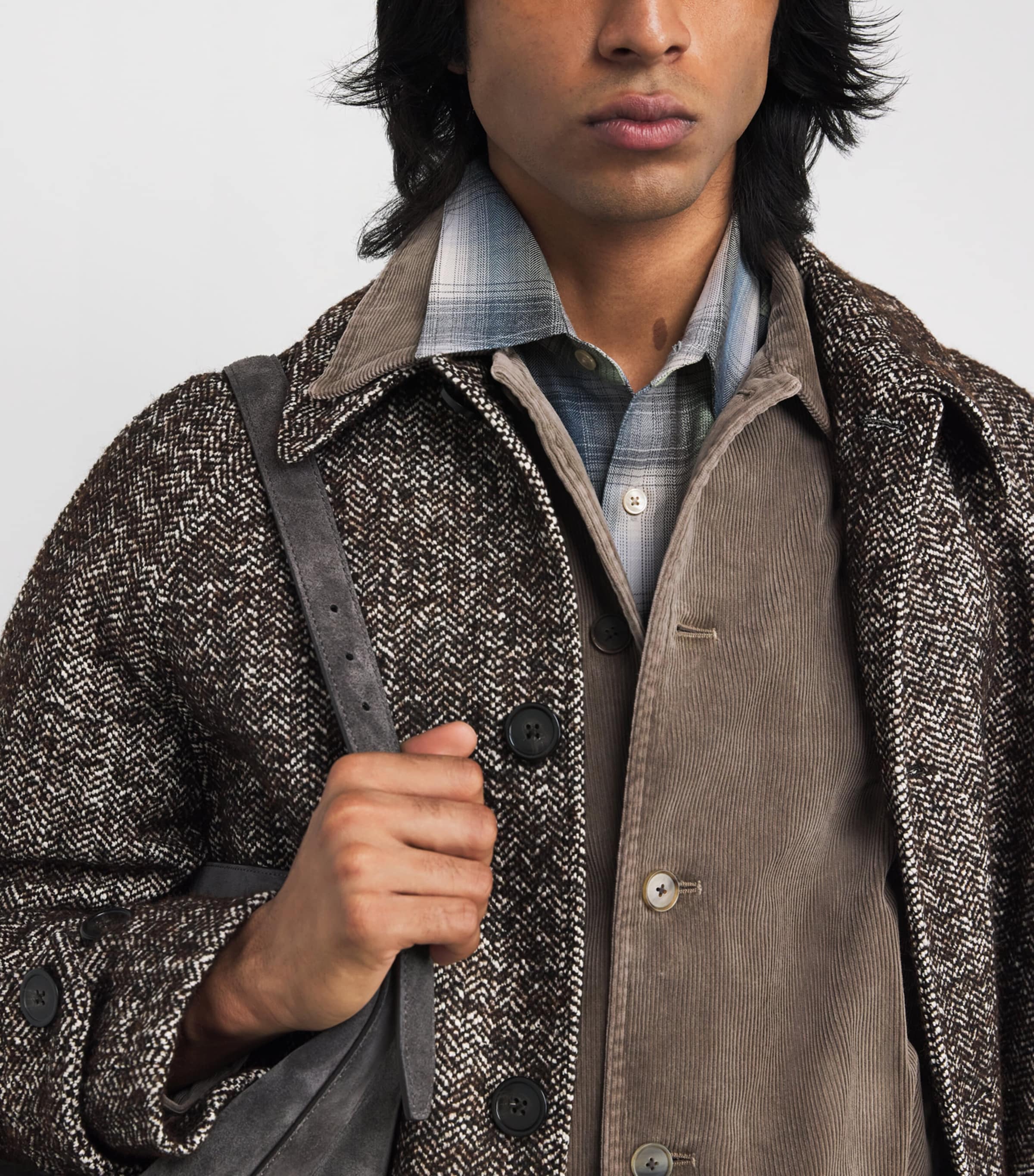 Auralee Green Cotton Corduroy Jacket Harrods AU