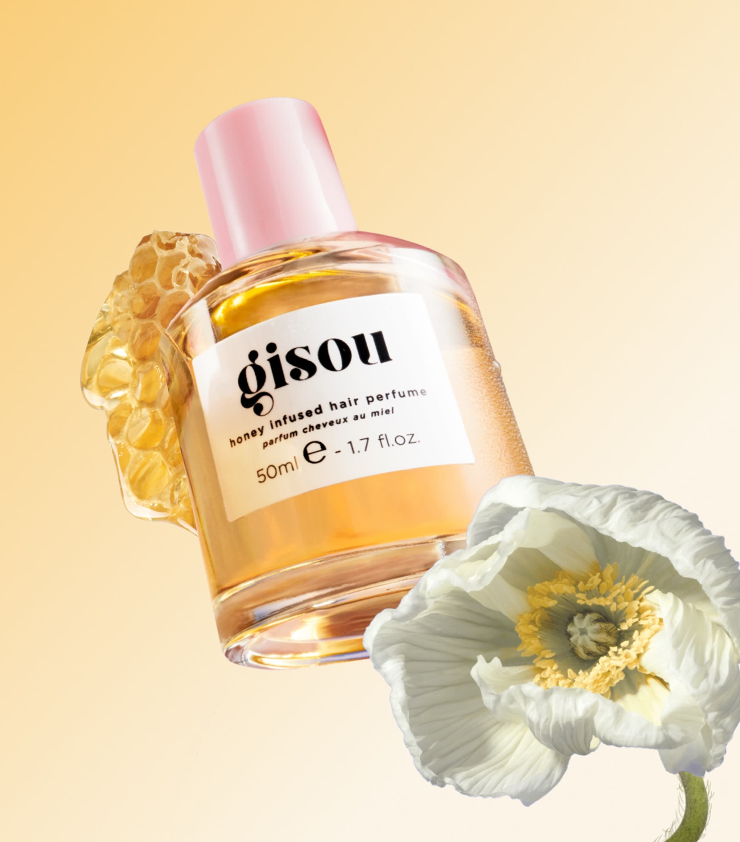 Gisou Honey Infused Hair Perfume (50ml) NO COLOUR Image 4