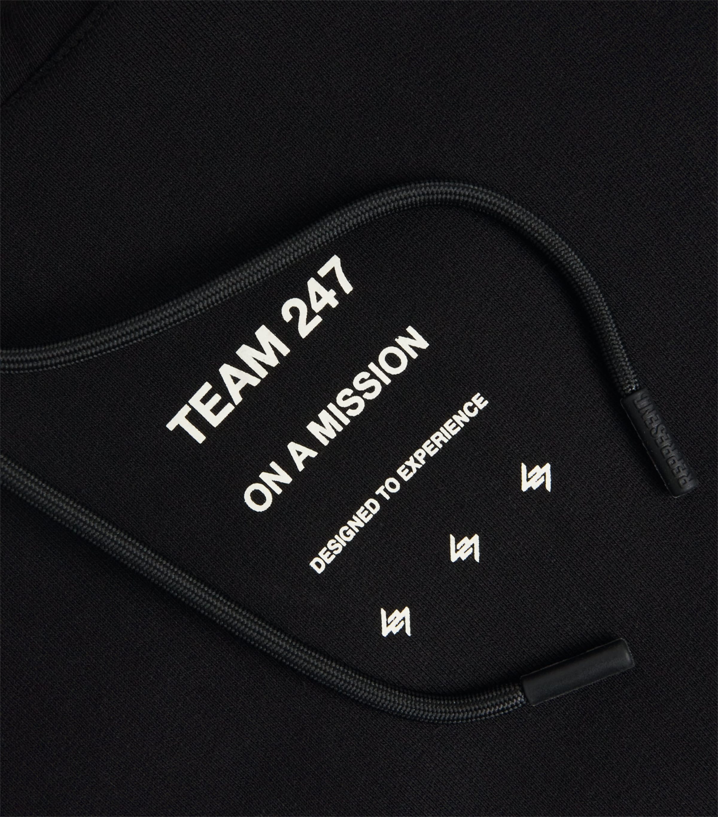 Oversized Uprising Hoodie BLACK Image 5