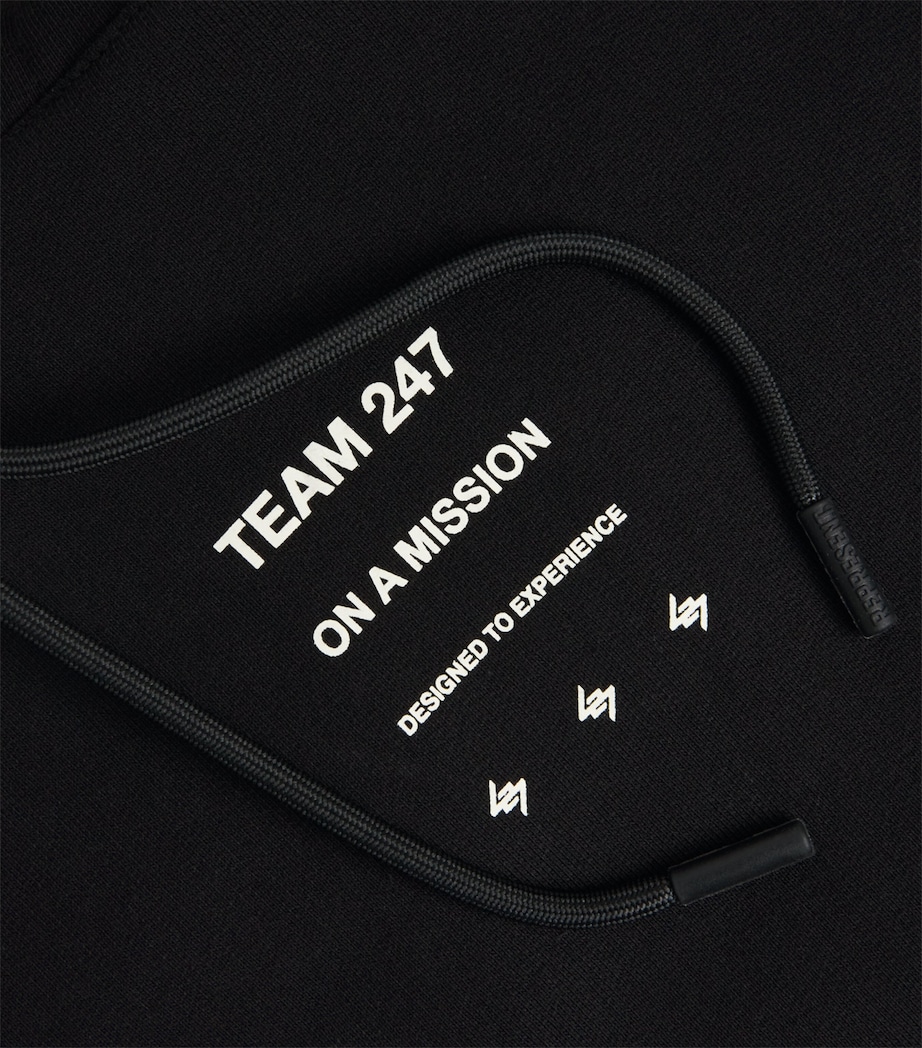 Oversized Uprising Hoodie BLACK Image 5