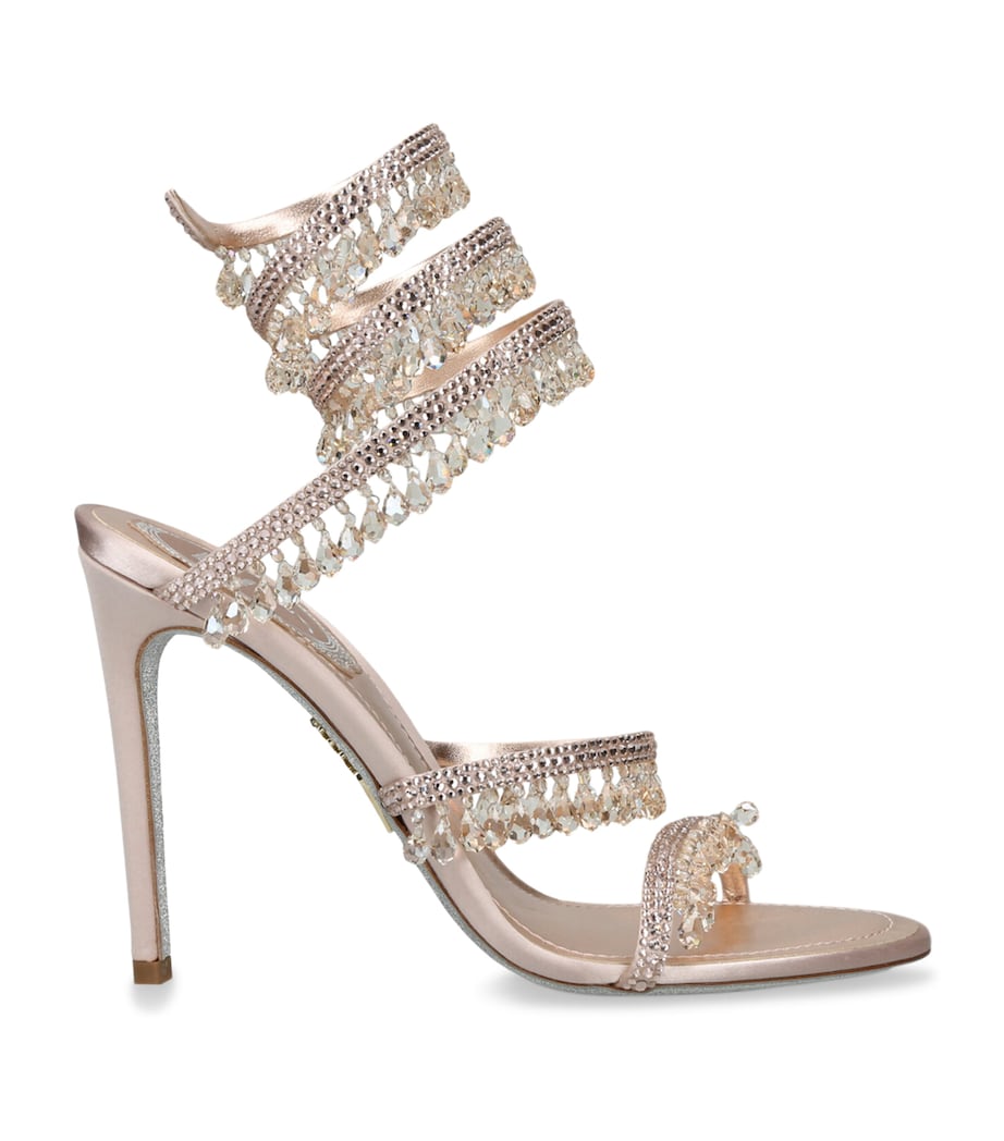 Satin Chandelier Sandals 105 PALE PINK Image 1