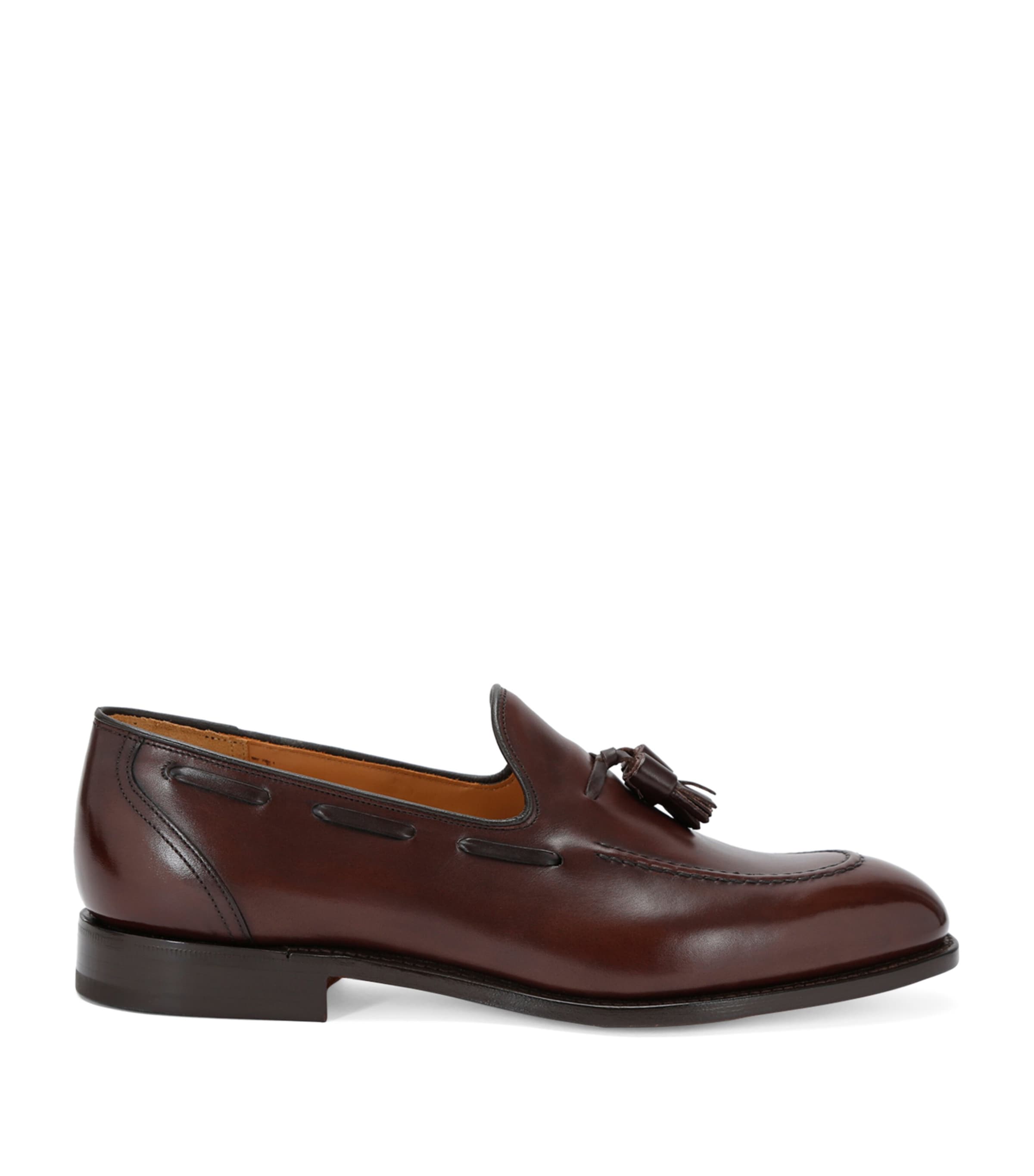 Shop Church's Leather Kingsley Tassel Loafers In Brown