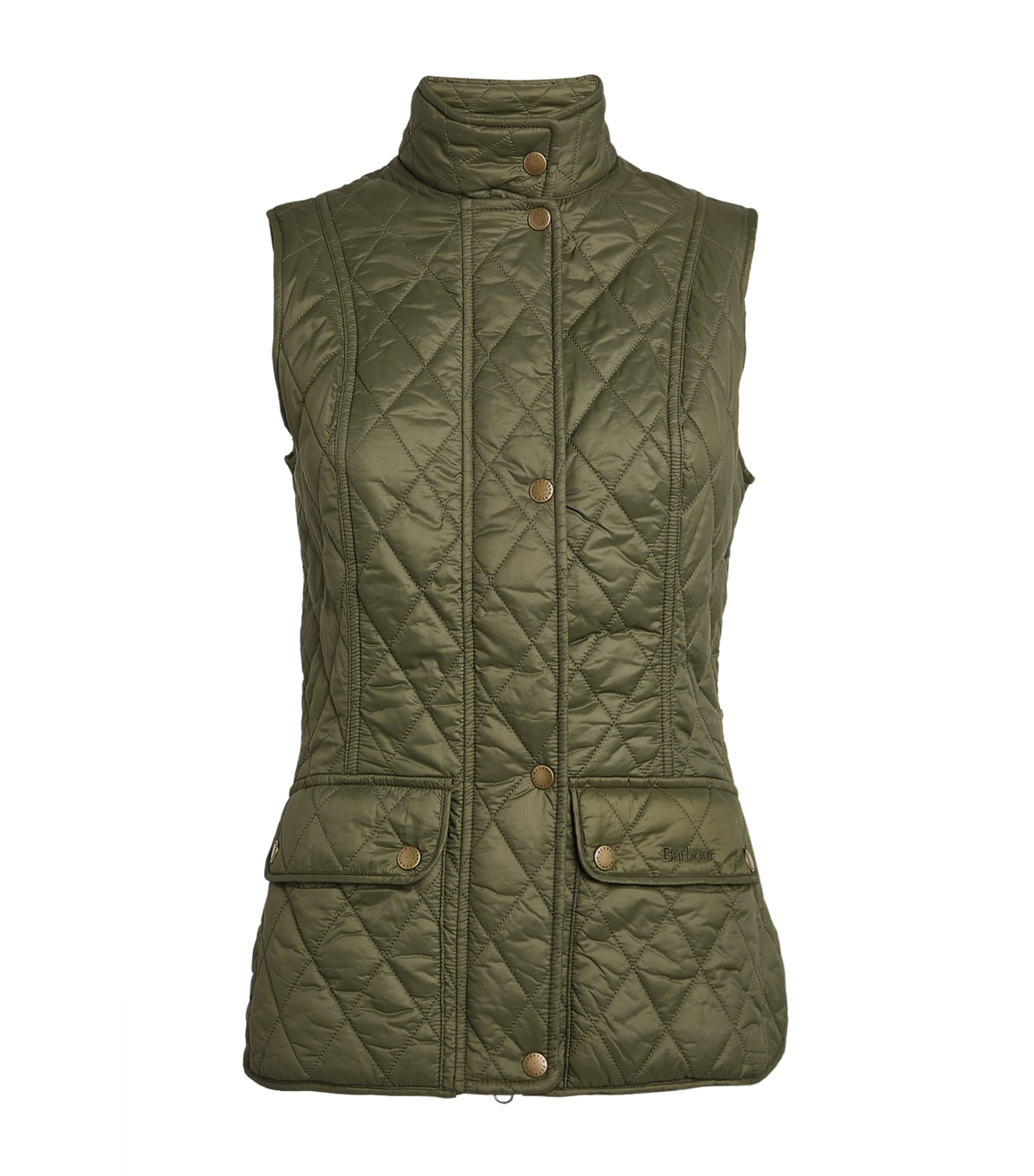 Barbour Quilted Otterburn Gilet In Green