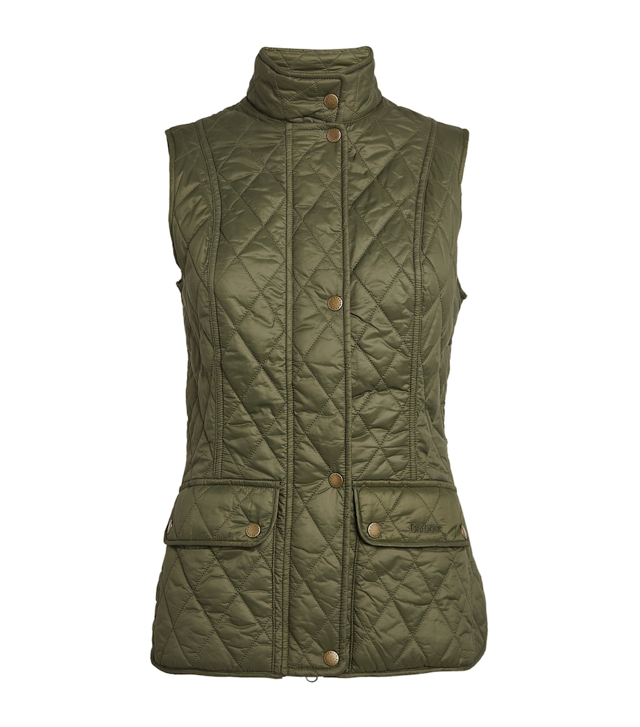 Quilted Otterburn Gilet OLIVE Image 1