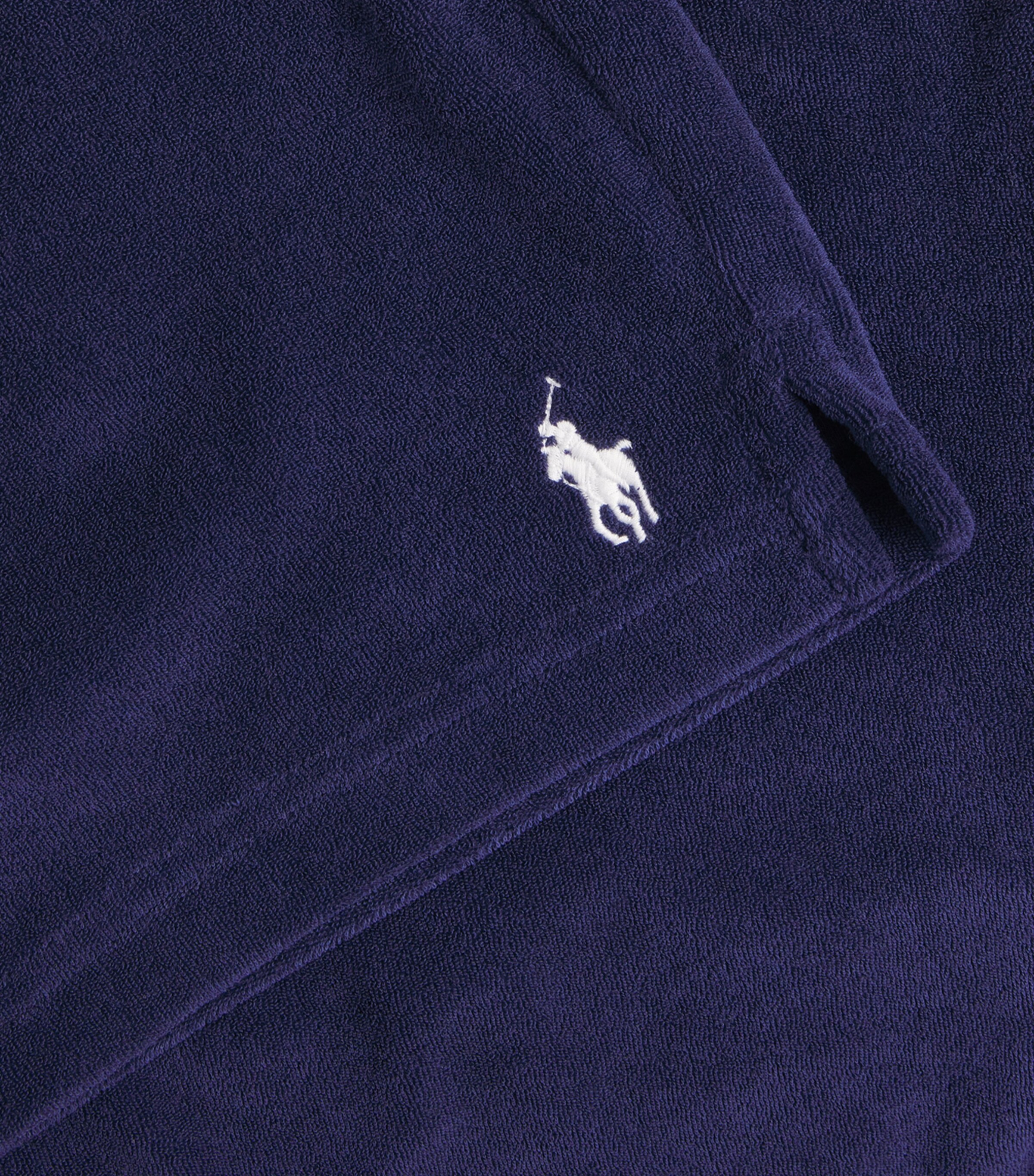 Polo Ralph Lauren Mens Cotton Terry Polo Pony Shorts Newport Navy Image 6