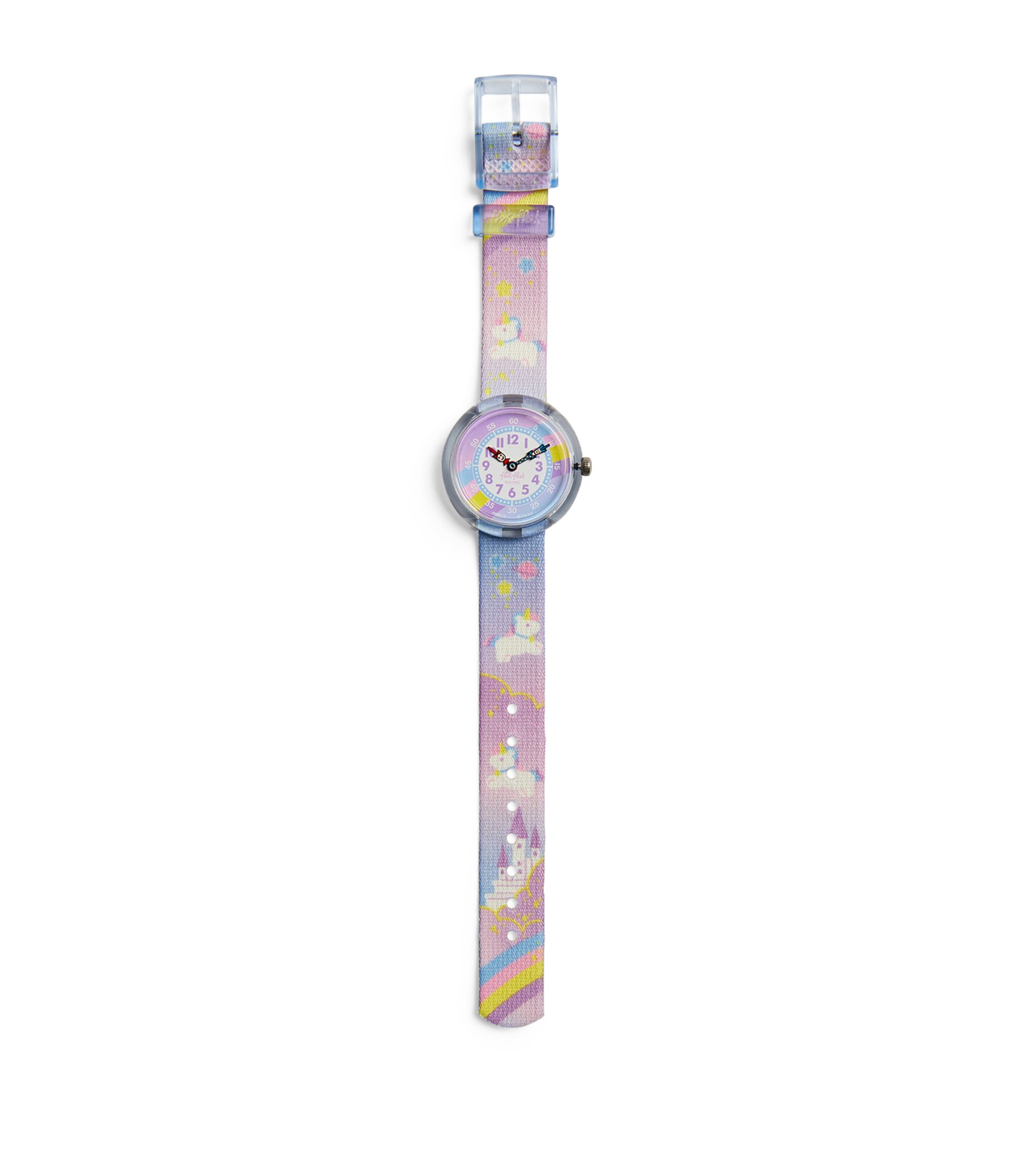 Flik Flak Cuddly Unicorn Watch In Purple