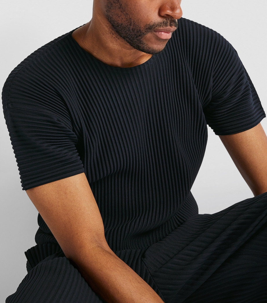 Pleated T-Shirt 75 NAVY Image 6